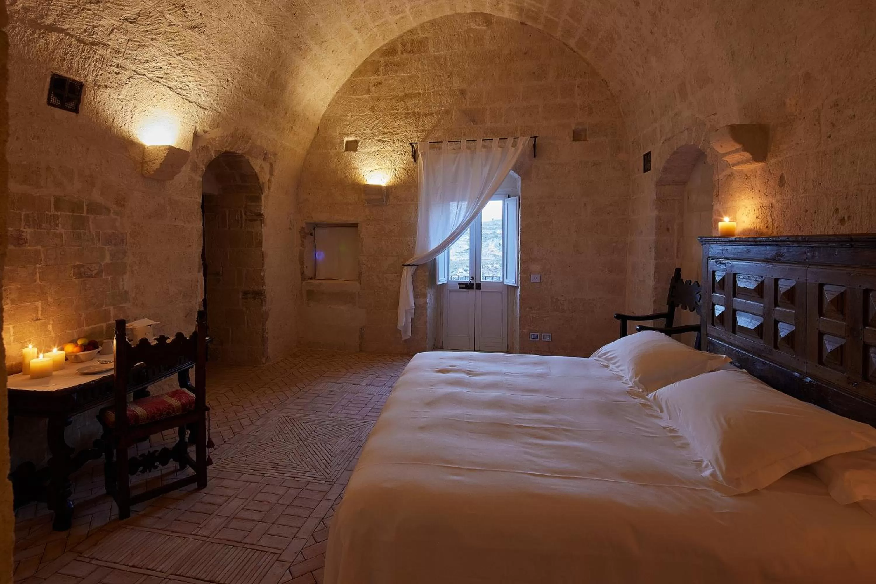 Bed in Sextantio Le Grotte Della Civita