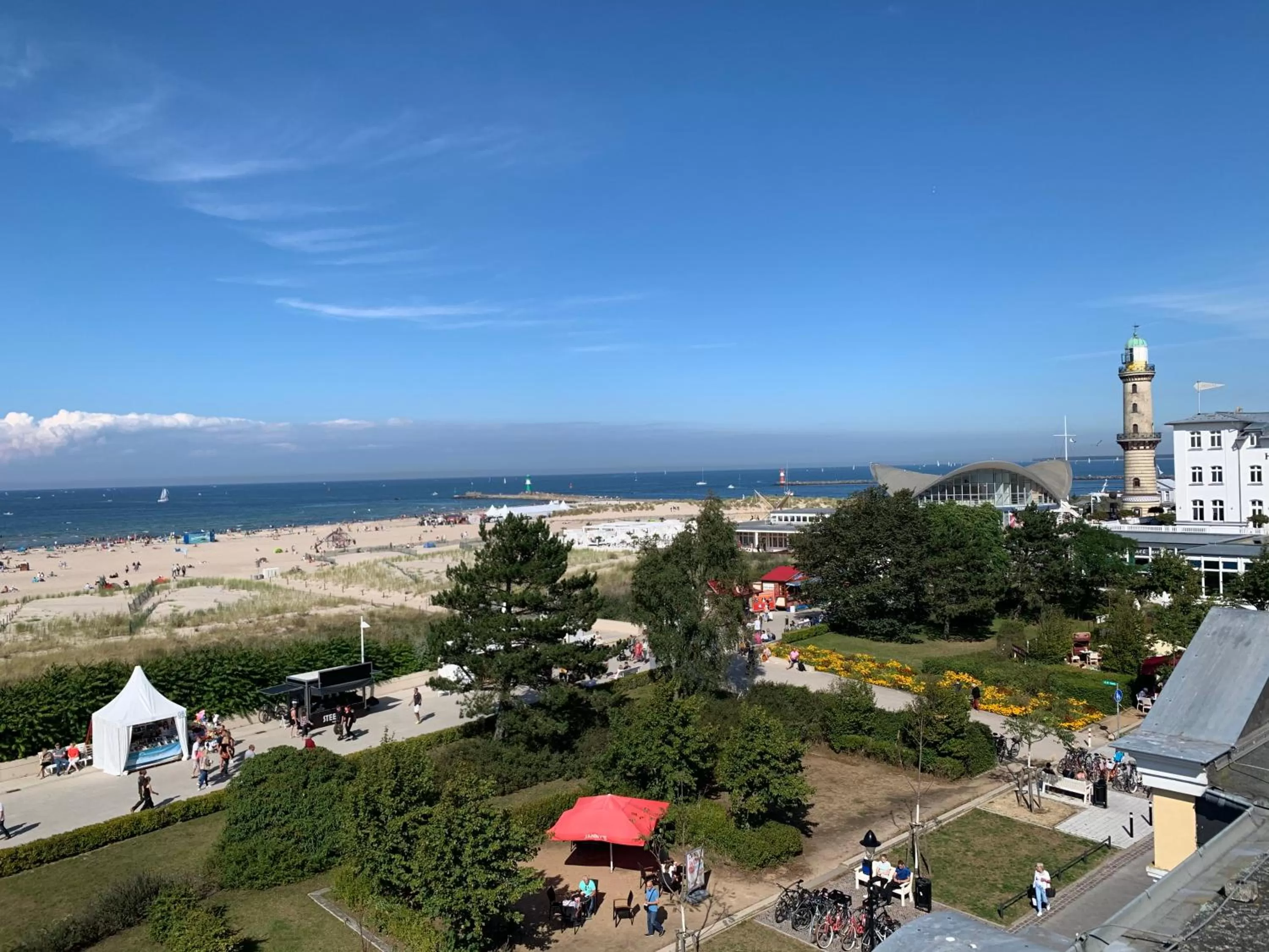 Lake view in Hotel Bellevue Warnemünde