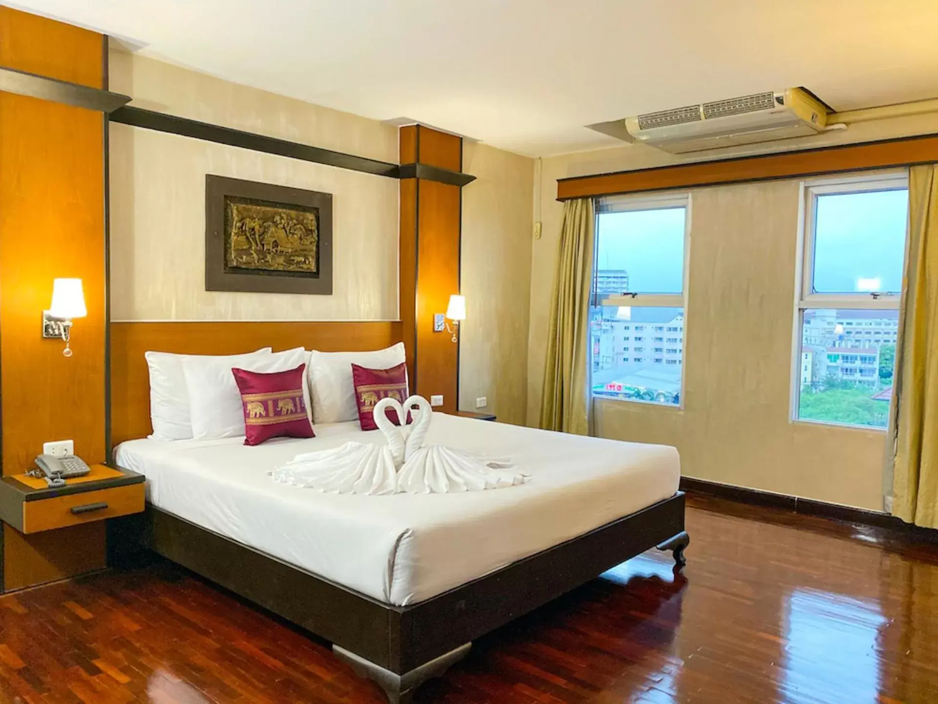 Bedroom, Bed in Piyada Residence By TecHotels - Guest Friendly - Near to Beach, Famous Walking Street - Night Clubs , Bars & Discos Bedroom, Bed in Piyada Residence By TecHotels - Guest Friendly - Near to Beach, Famous Walking Street - Night Clubs , Bars & Discos