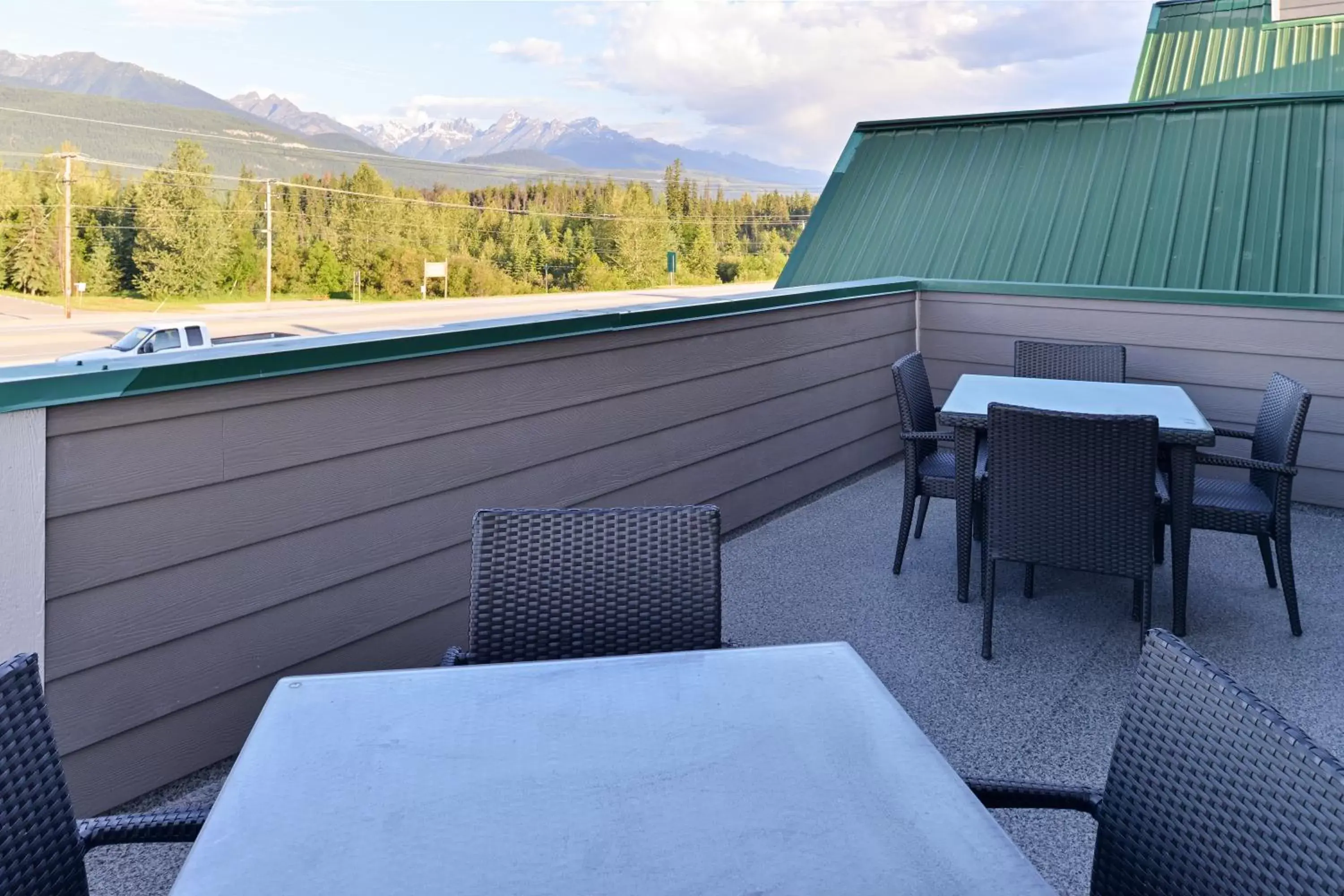 Patio, Balcony/Terrace in Canadas Best Value Inn Valemount