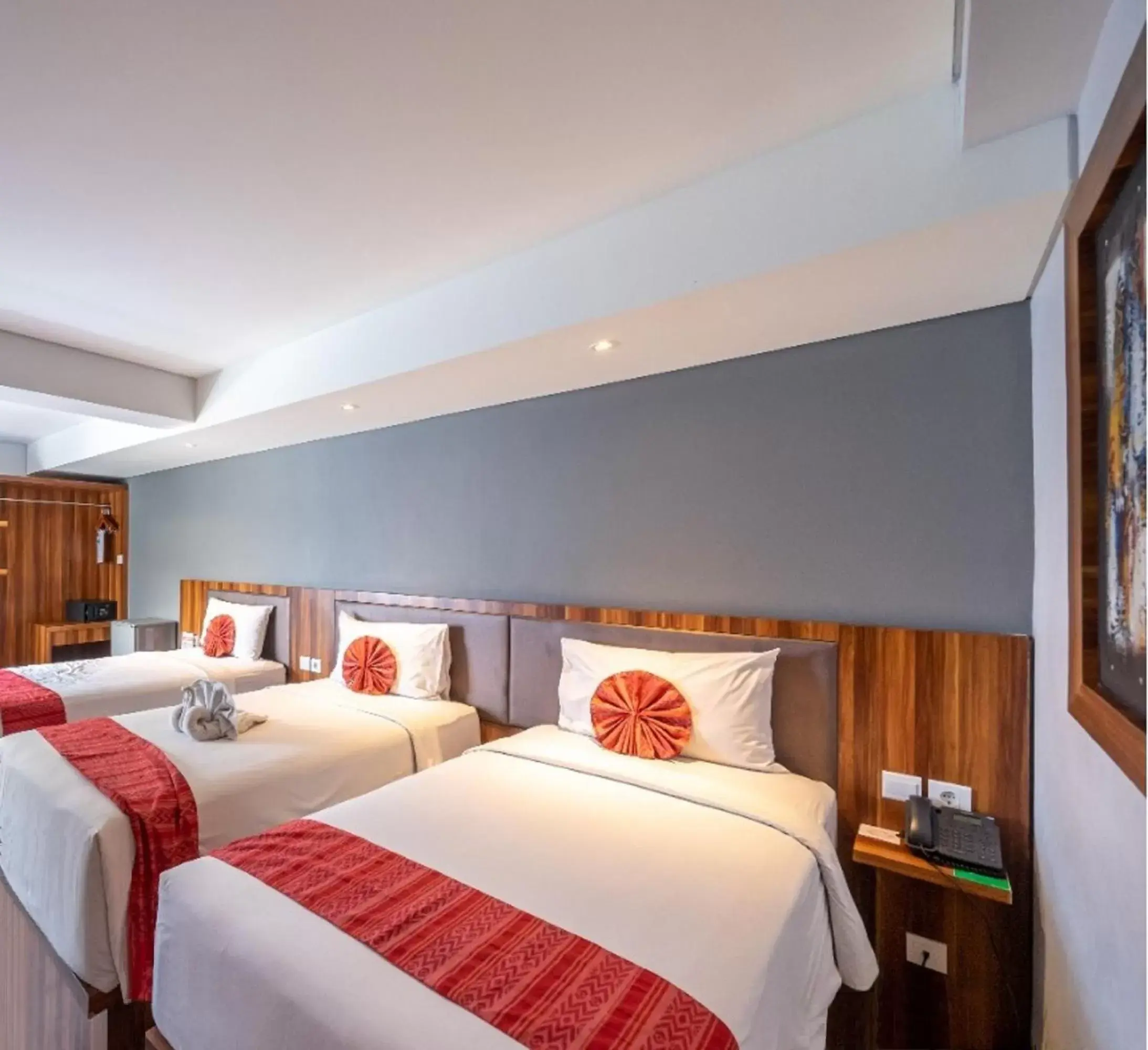 Bedroom, Bed in Swiss-Belexpress Kuta Legian