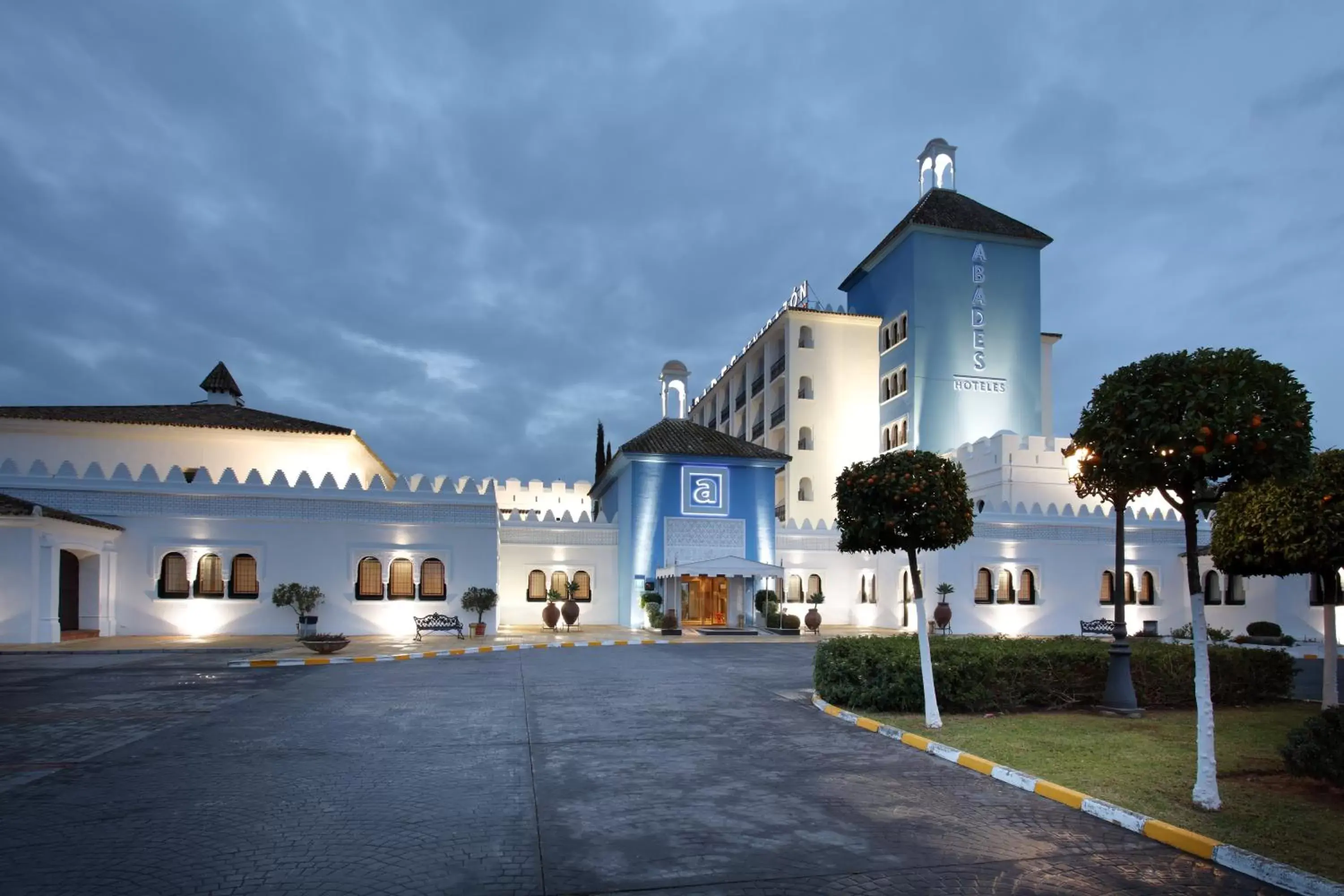 Facade/entrance, Property Building in Hotel Abades Benacazon