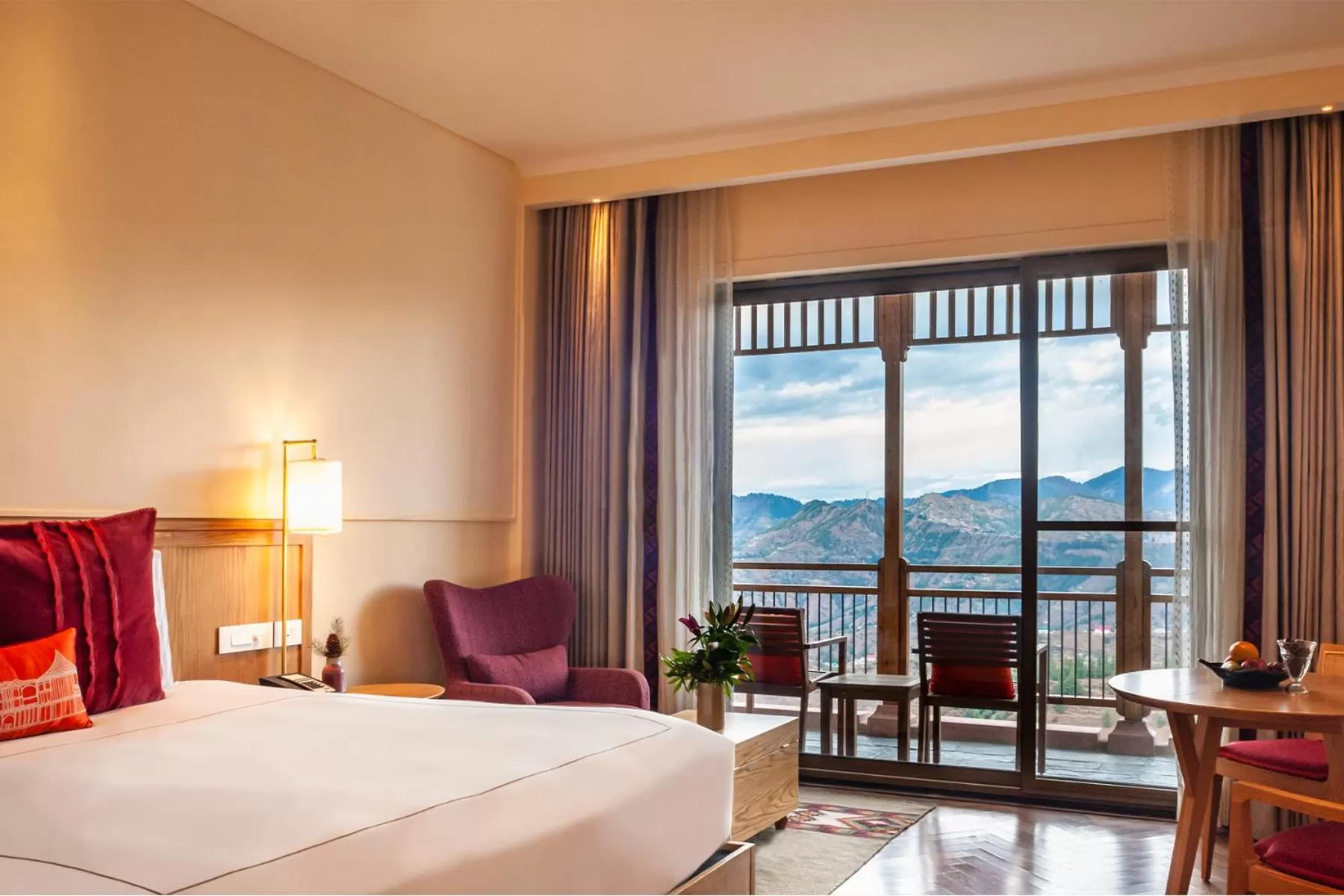 Bed in Taj Theog Resort & Spa Shimla