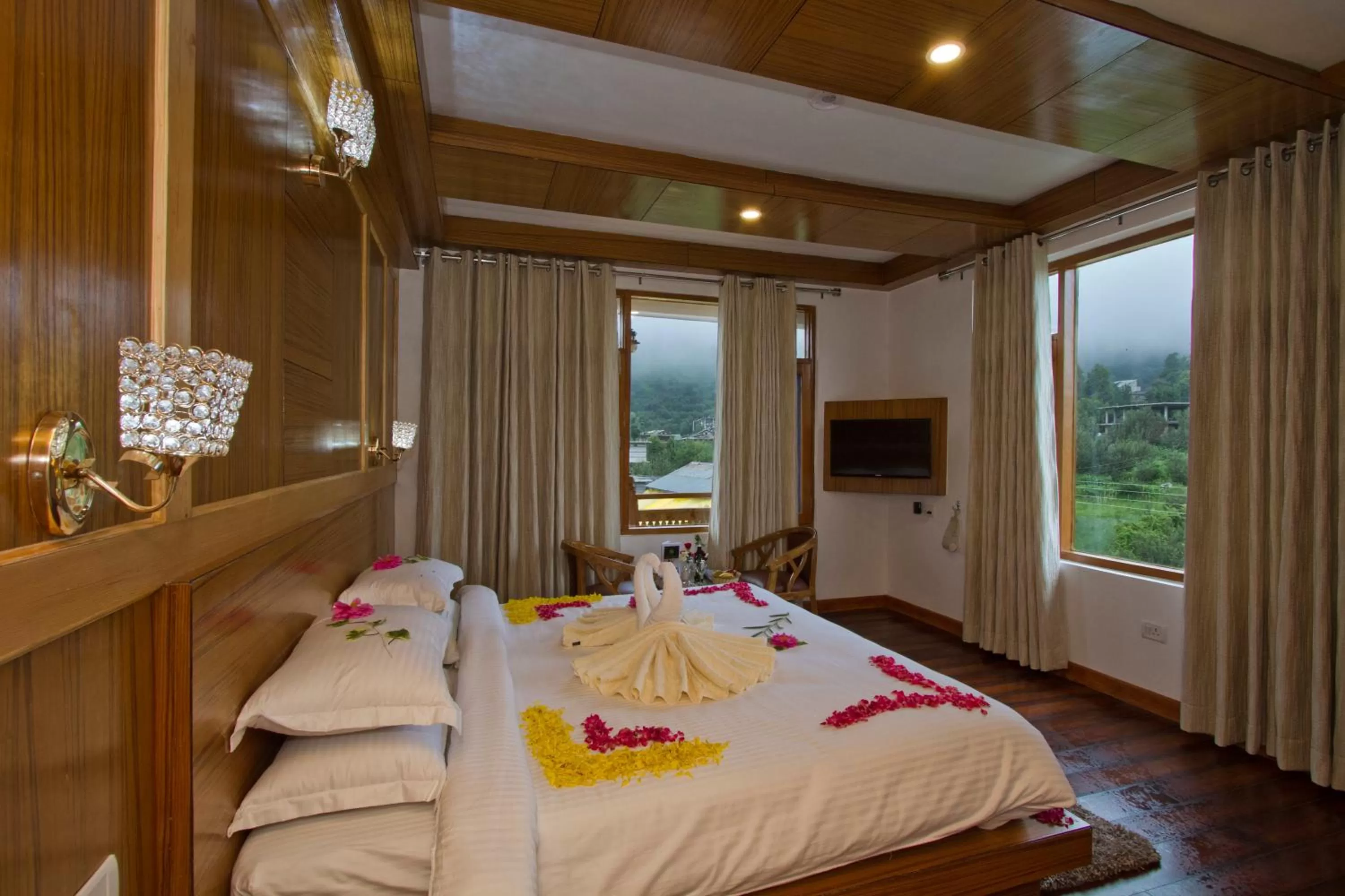 Decorative detail, Bed in Kalista Resort