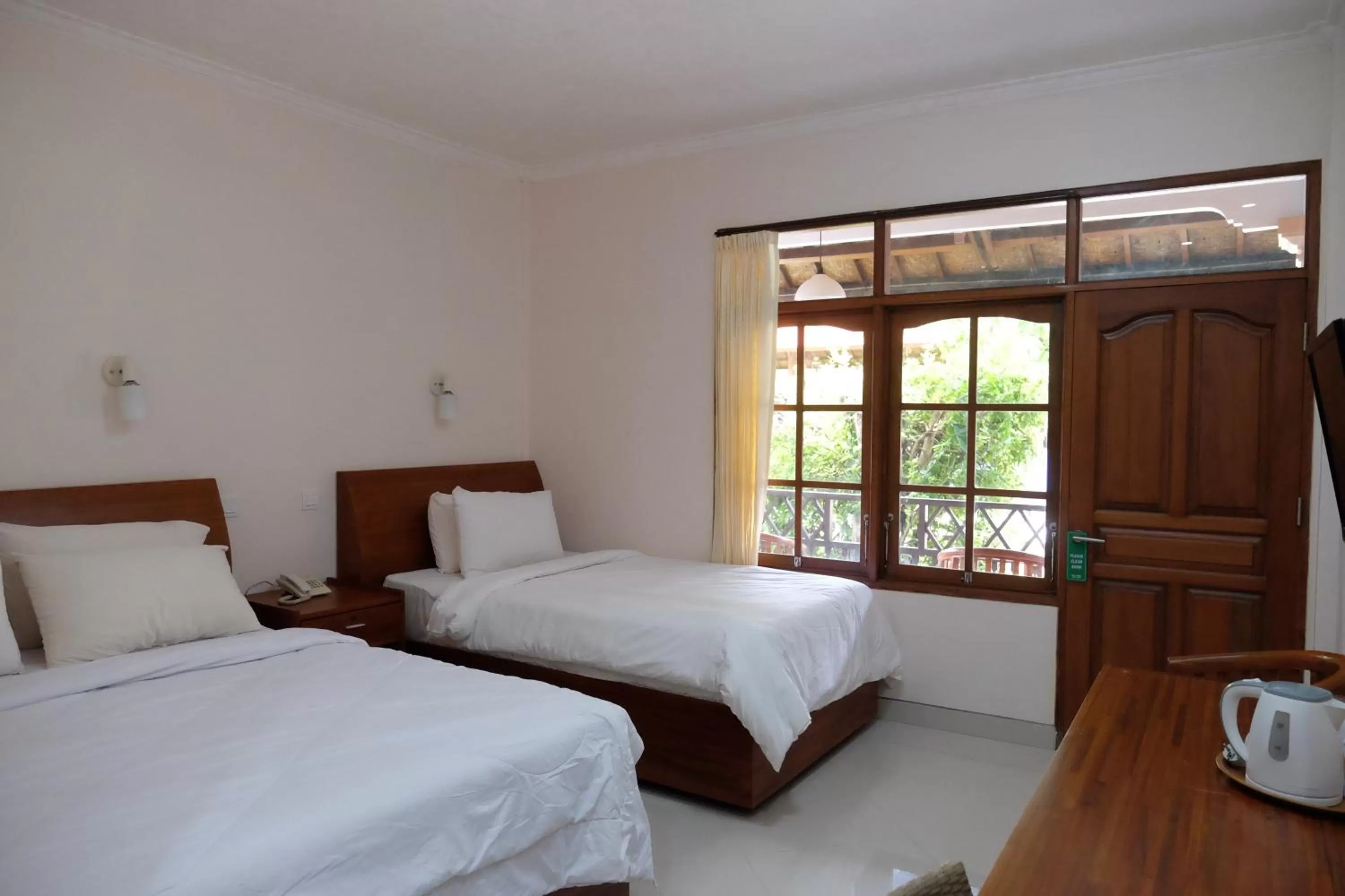 Bedroom, Bed in Fat Yogi Cottages