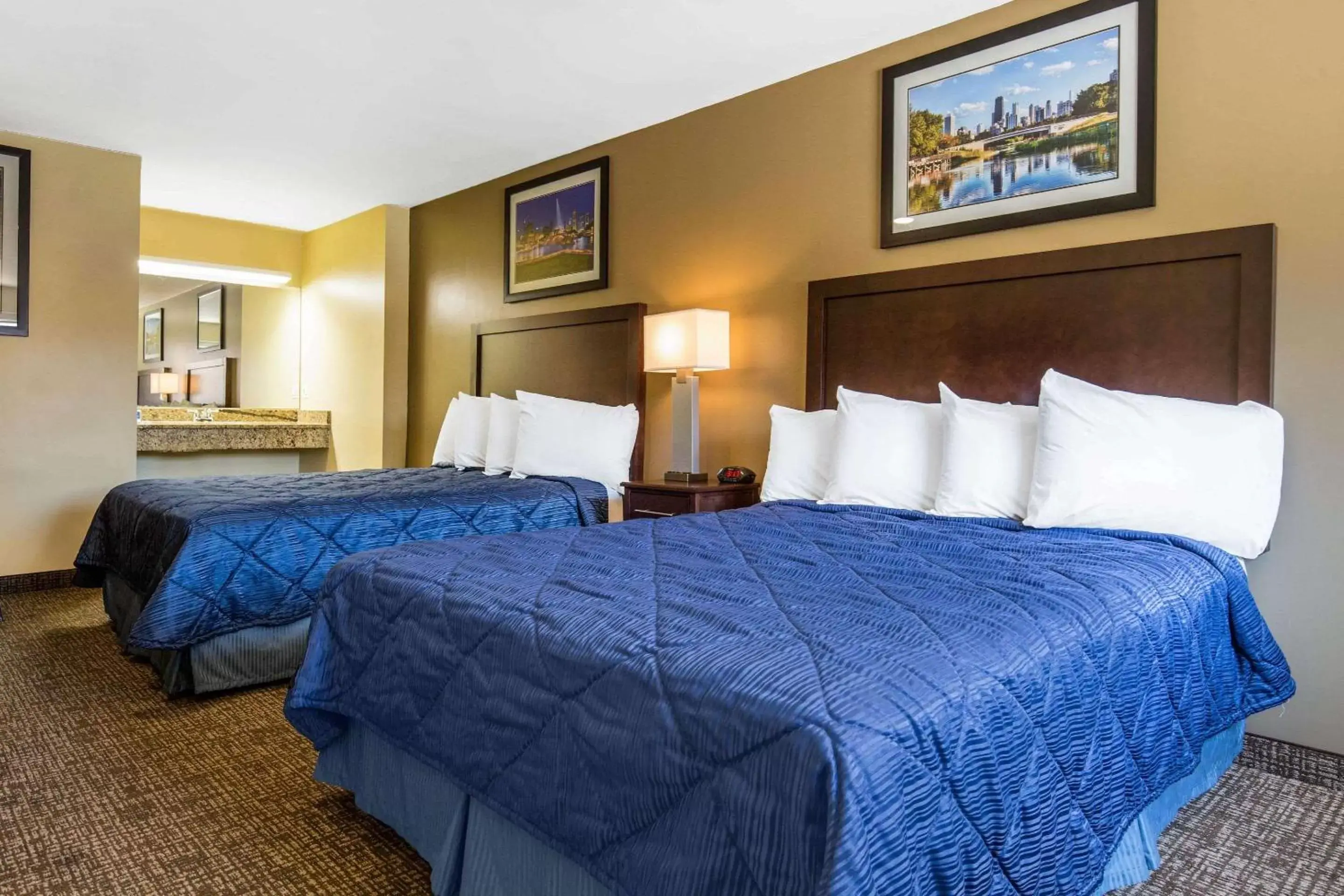 Photo of the whole room, Bed in Rodeway Inn Lyons - La Grange Photo of the whole room, Bed in Rodeway Inn Lyons - La Grange