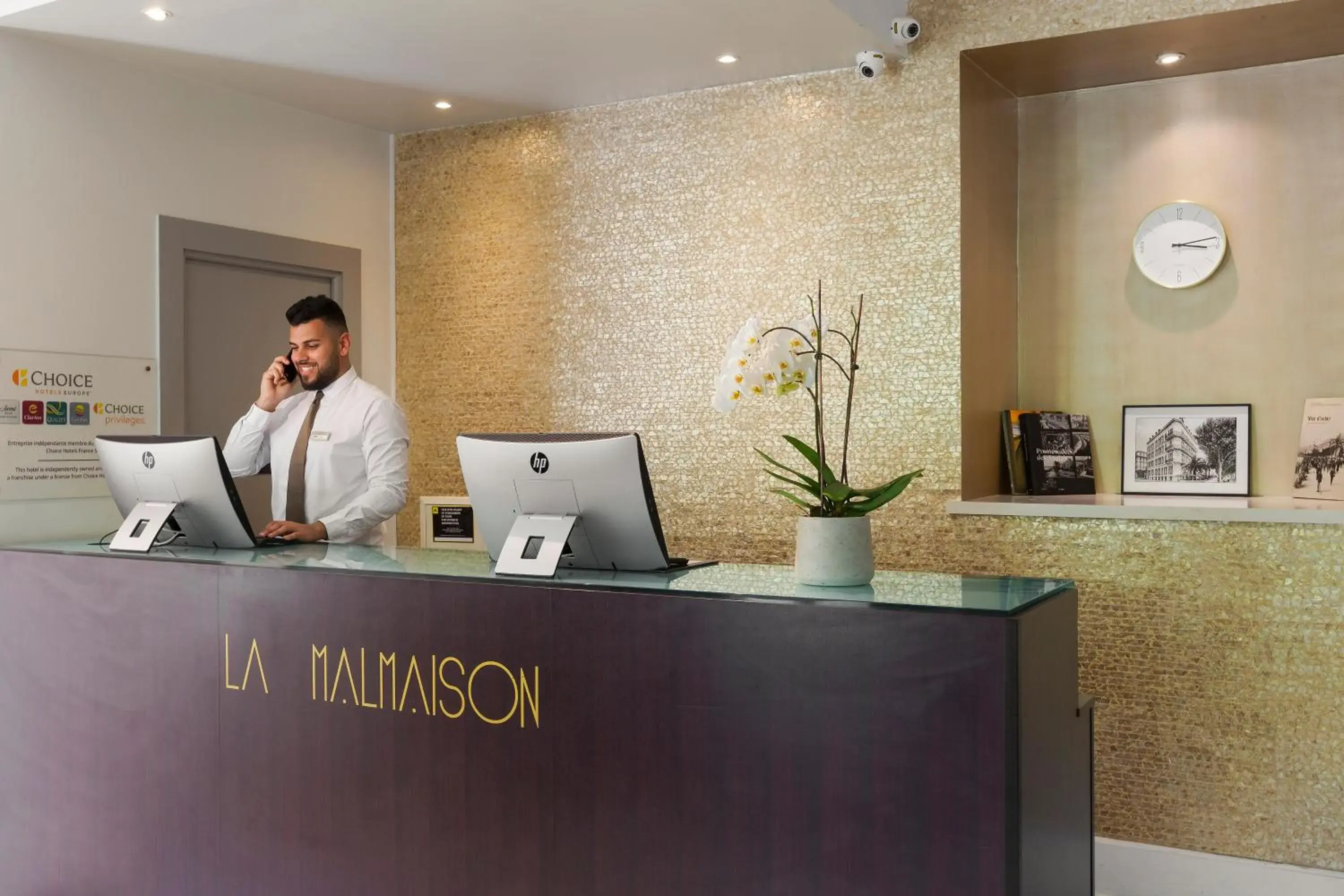 Lobby or reception, Lobby/Reception in La Malmaison Nice Boutique Hôtel