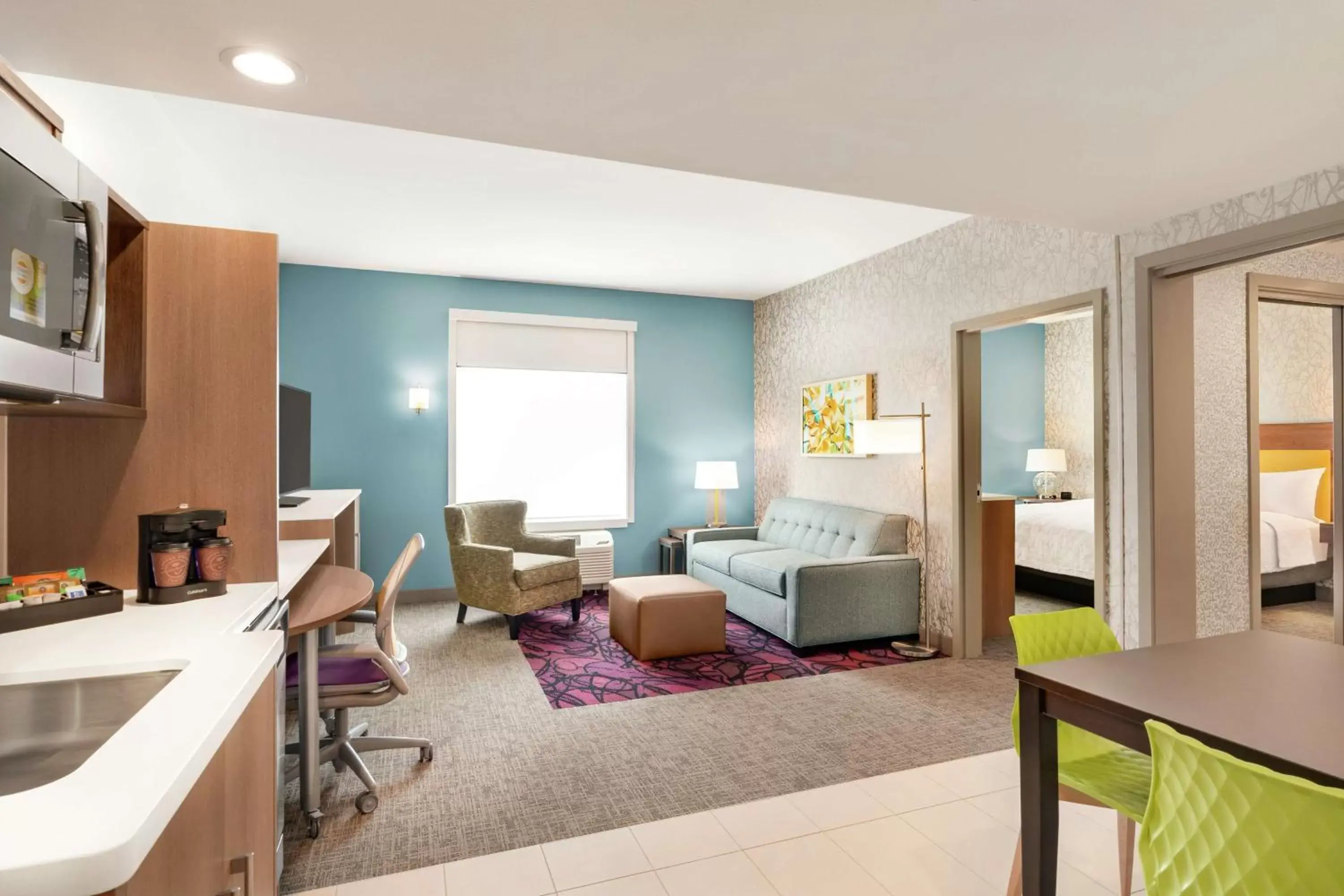 Bedroom, Seating Area in Home2 Suites By Hilton Harrisburg