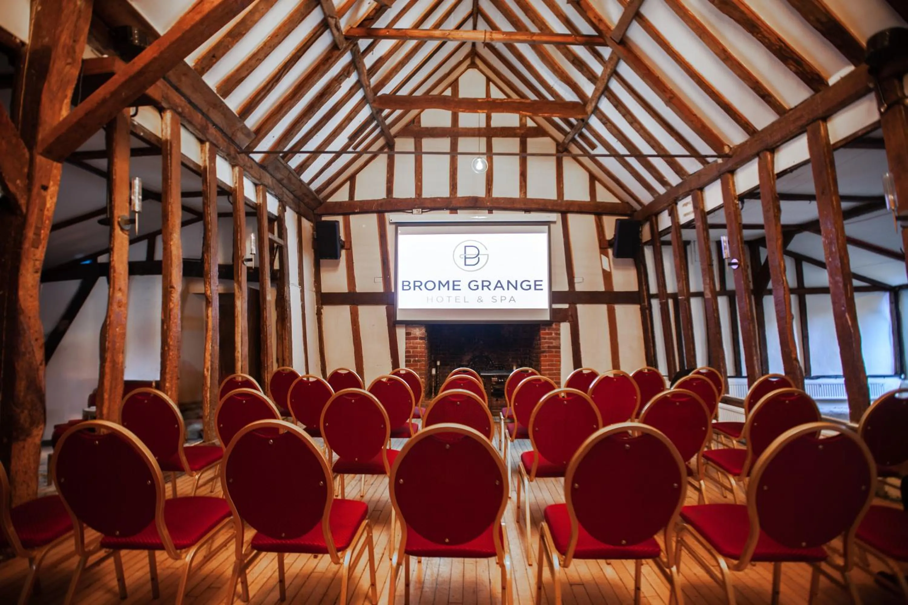 Seating area in Best Western Brome Grange Hotel