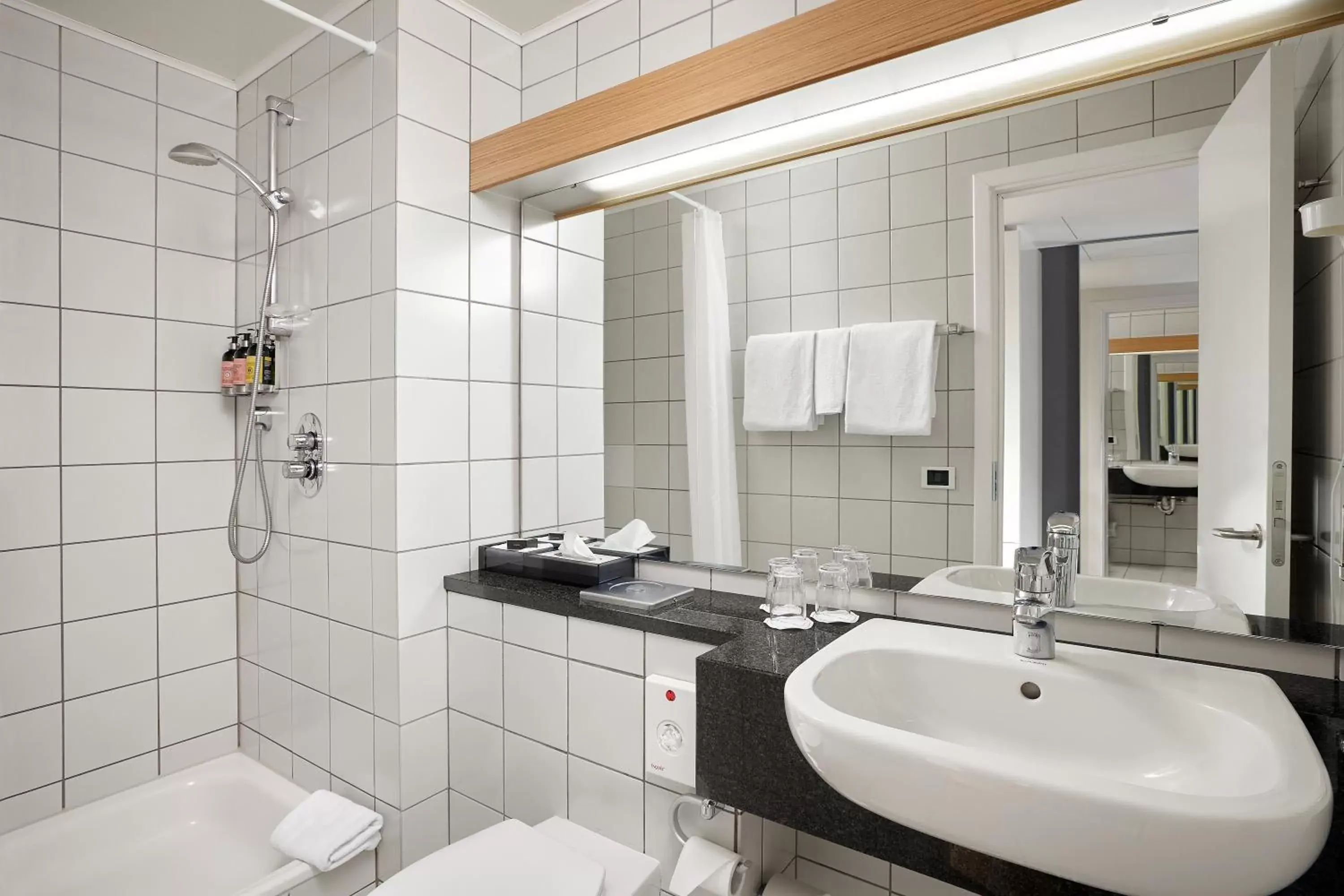 Bedroom, Bathroom in Reykjavik Natura - Berjaya Iceland Hotels