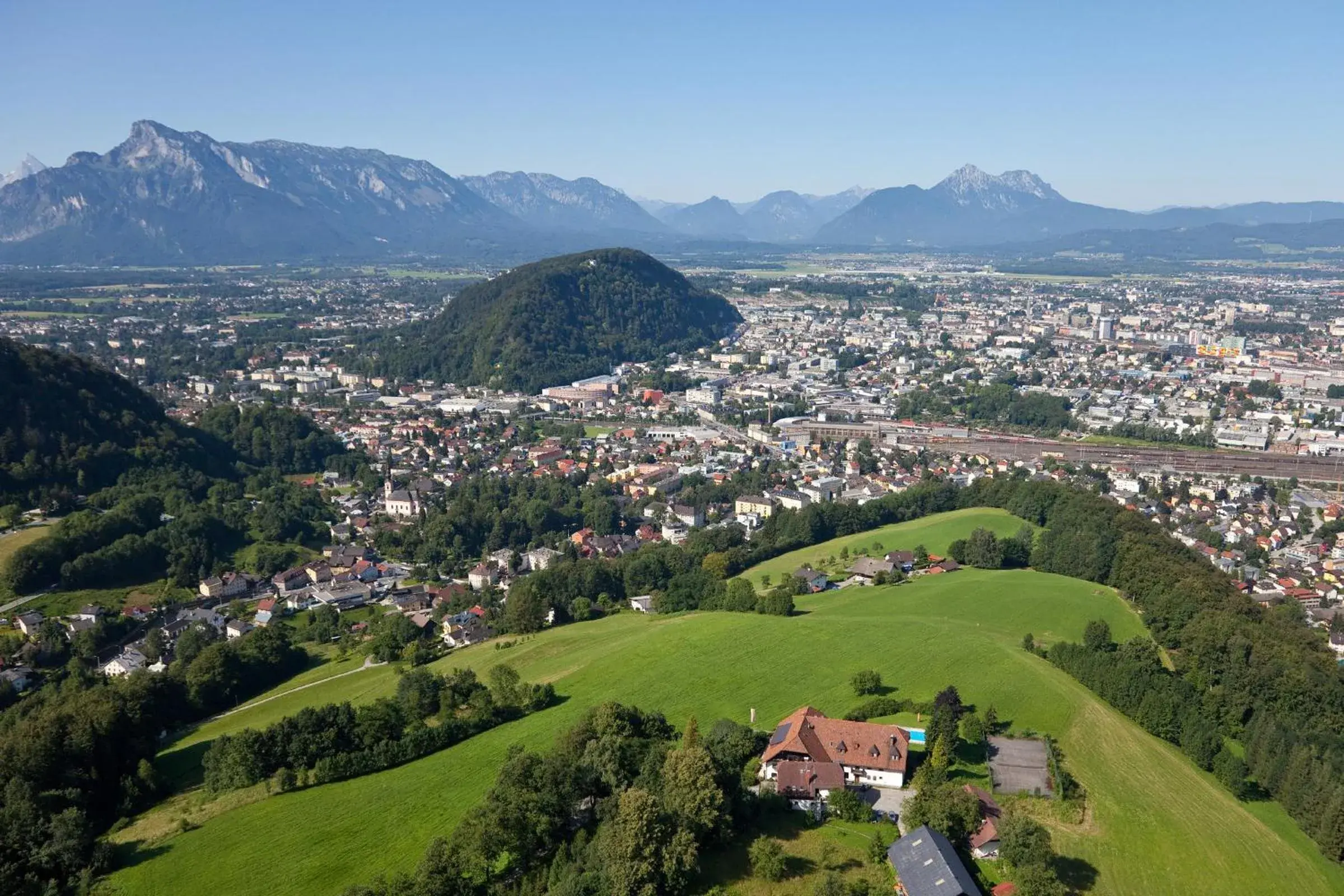 Area and facilities, Bird's-eye View in Hotel Schöne Aussicht