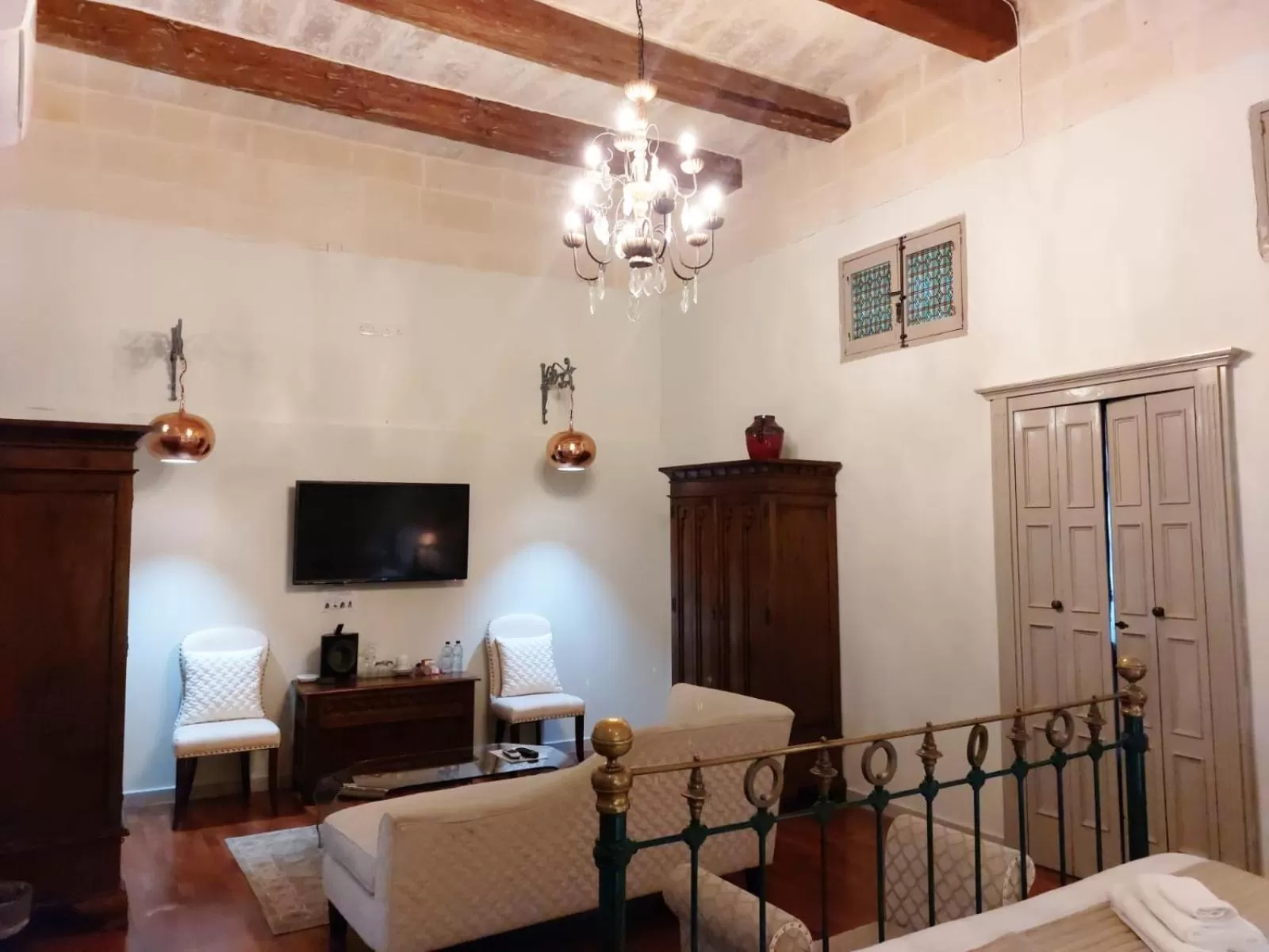 Seating area in Casa Birmula Boutique Hotel