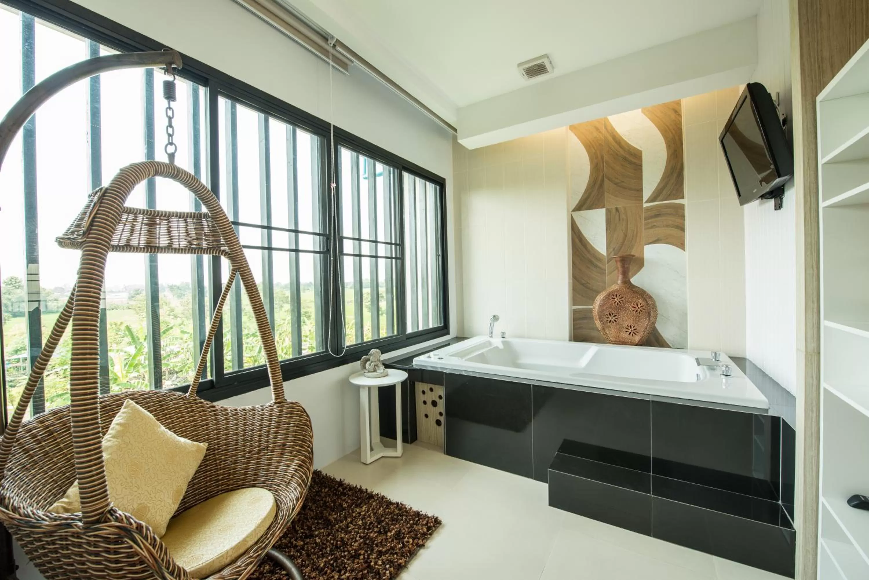 Bathroom, Bed in Panlaan Boutique Resort