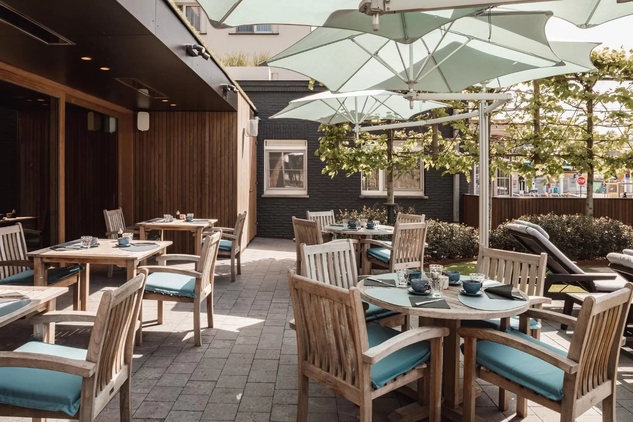 Balcony/Terrace in Boutique Hotel 'Hof ter Duinen'