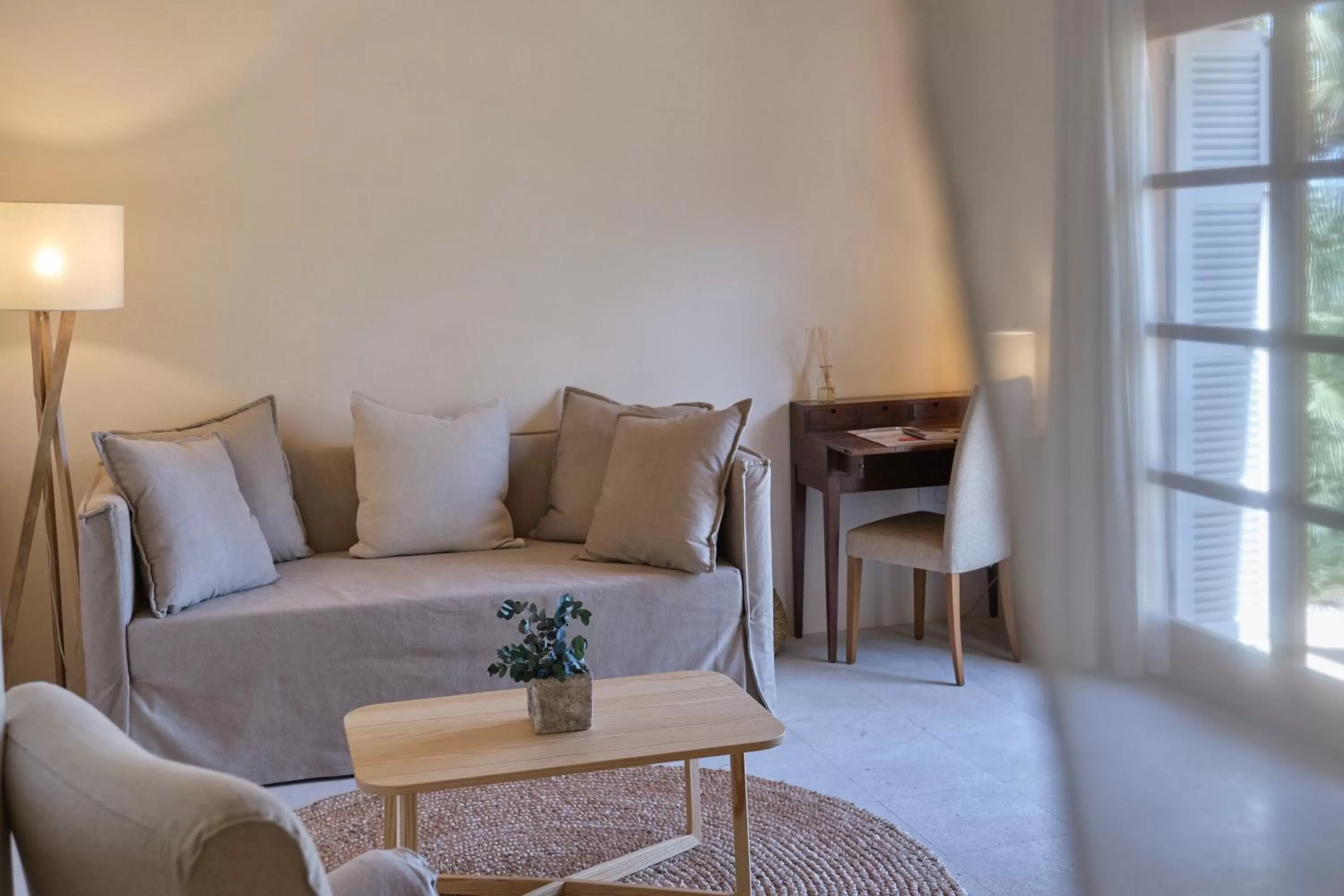 Seating area, Bed in Son Penya Adults Only Petit Hotel & Spa