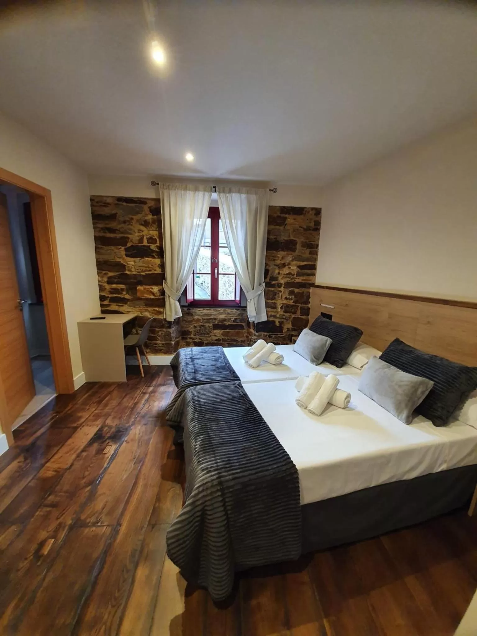 Bed in Albergue Casa Cuartel