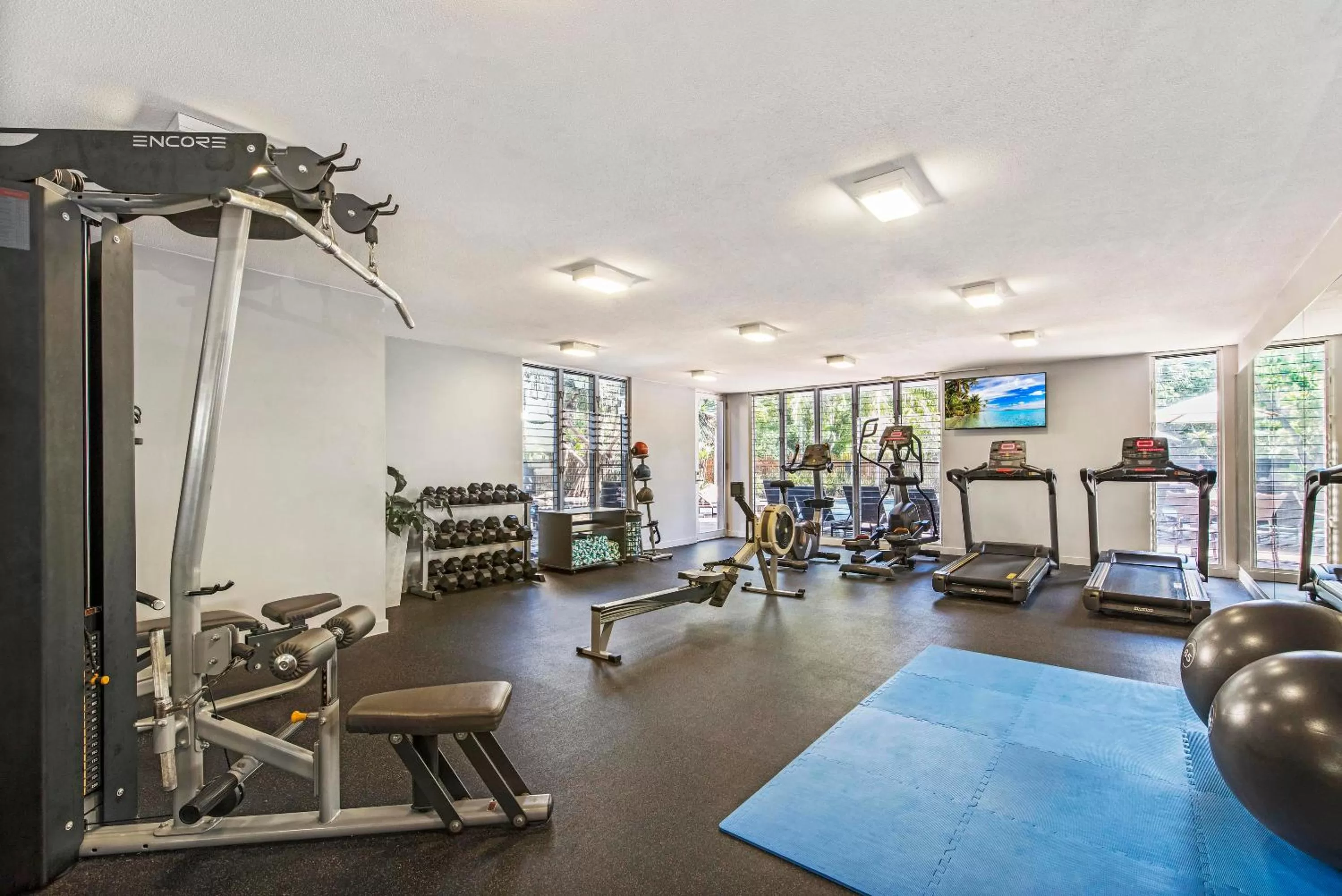 Fitness centre/facilities in Peppers Noosa Resort and Villas