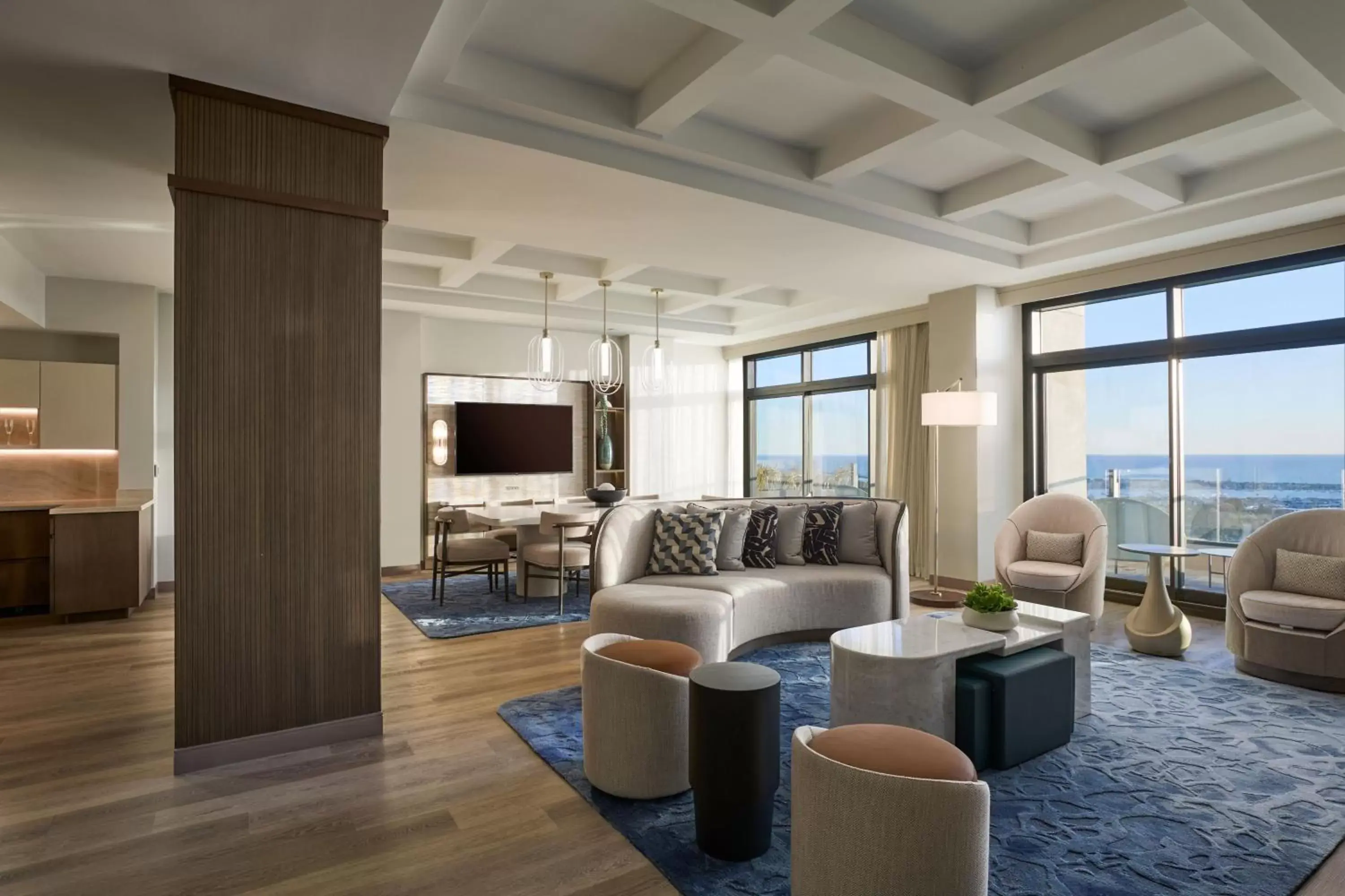 Bedroom, Seating Area in VEA Newport Beach, a Marriott Resort & Spa