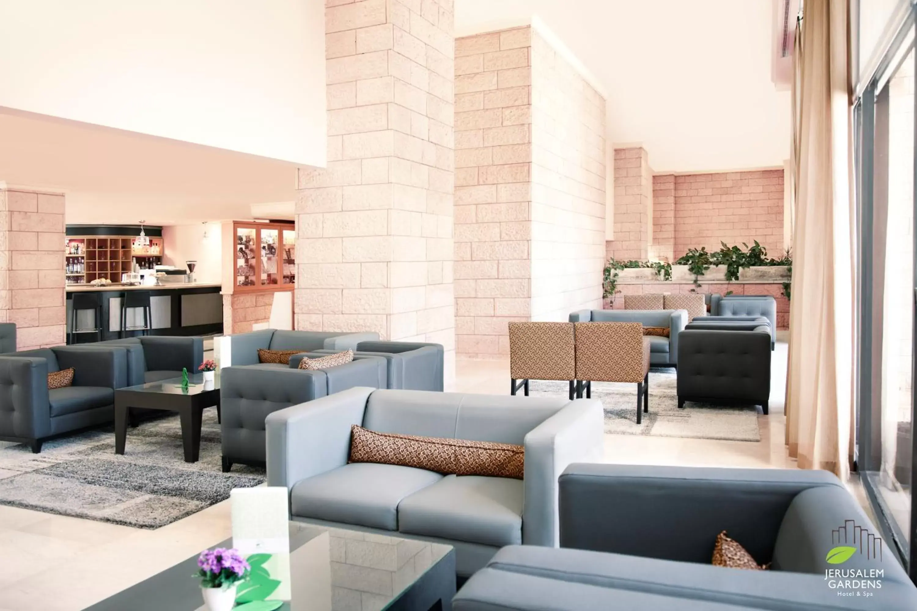 Lobby or reception, Lounge/Bar in Jerusalem Gardens Hotel