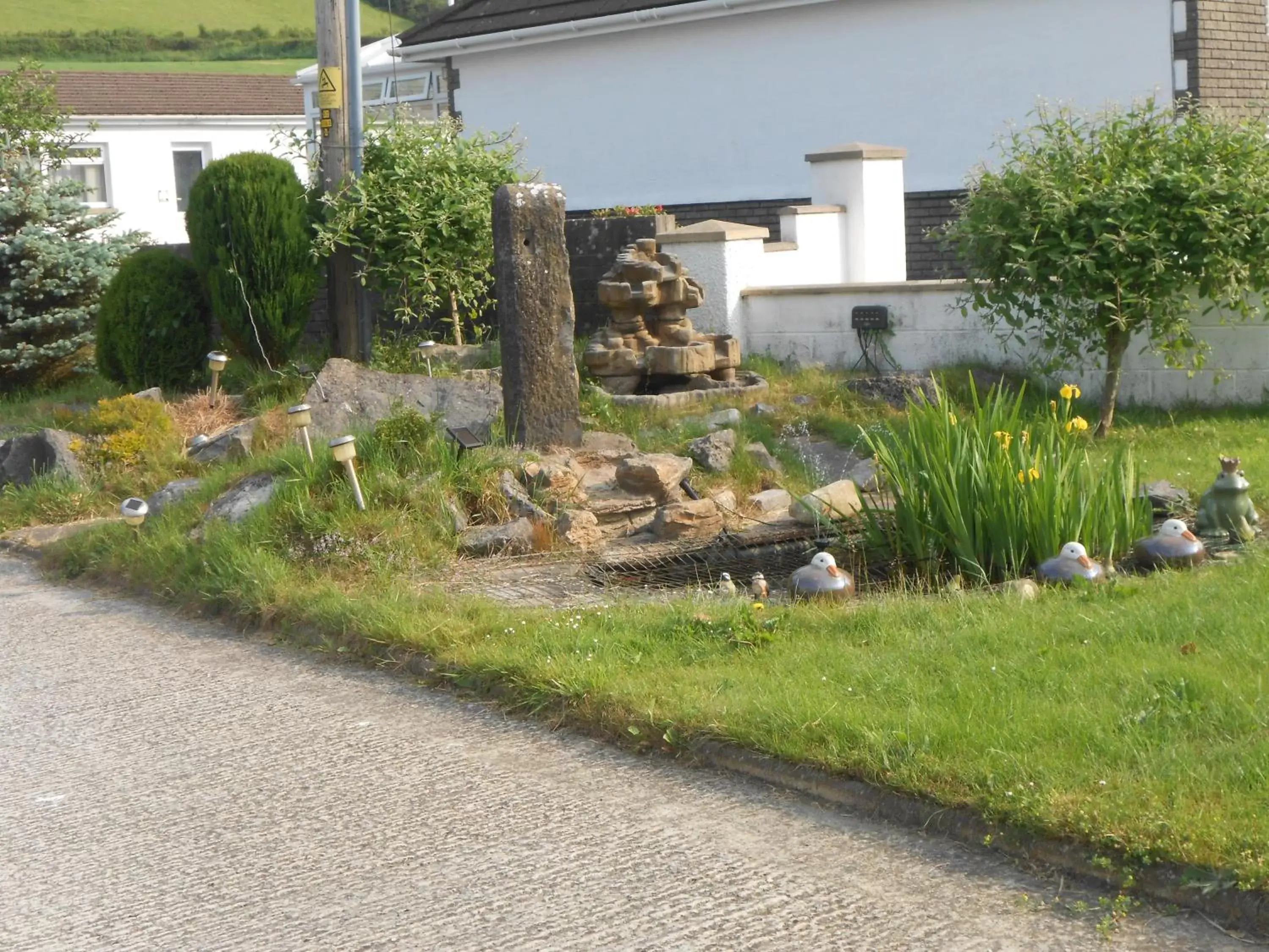 Garden in Lletygwilym, Heol dwr