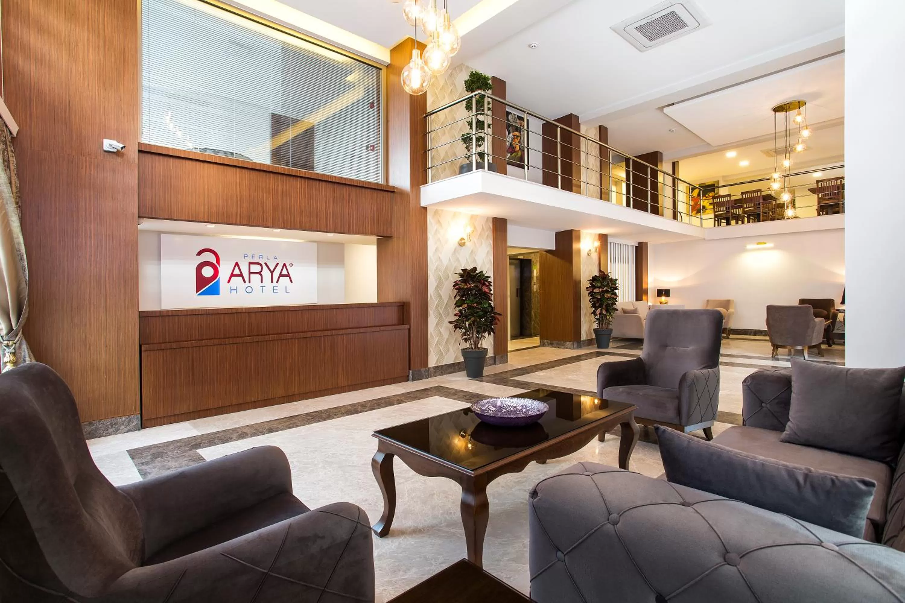 Lobby or reception in Perla Arya Hotel
