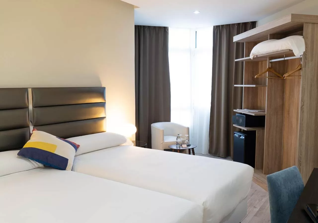 Bed in Hotel Pasarela