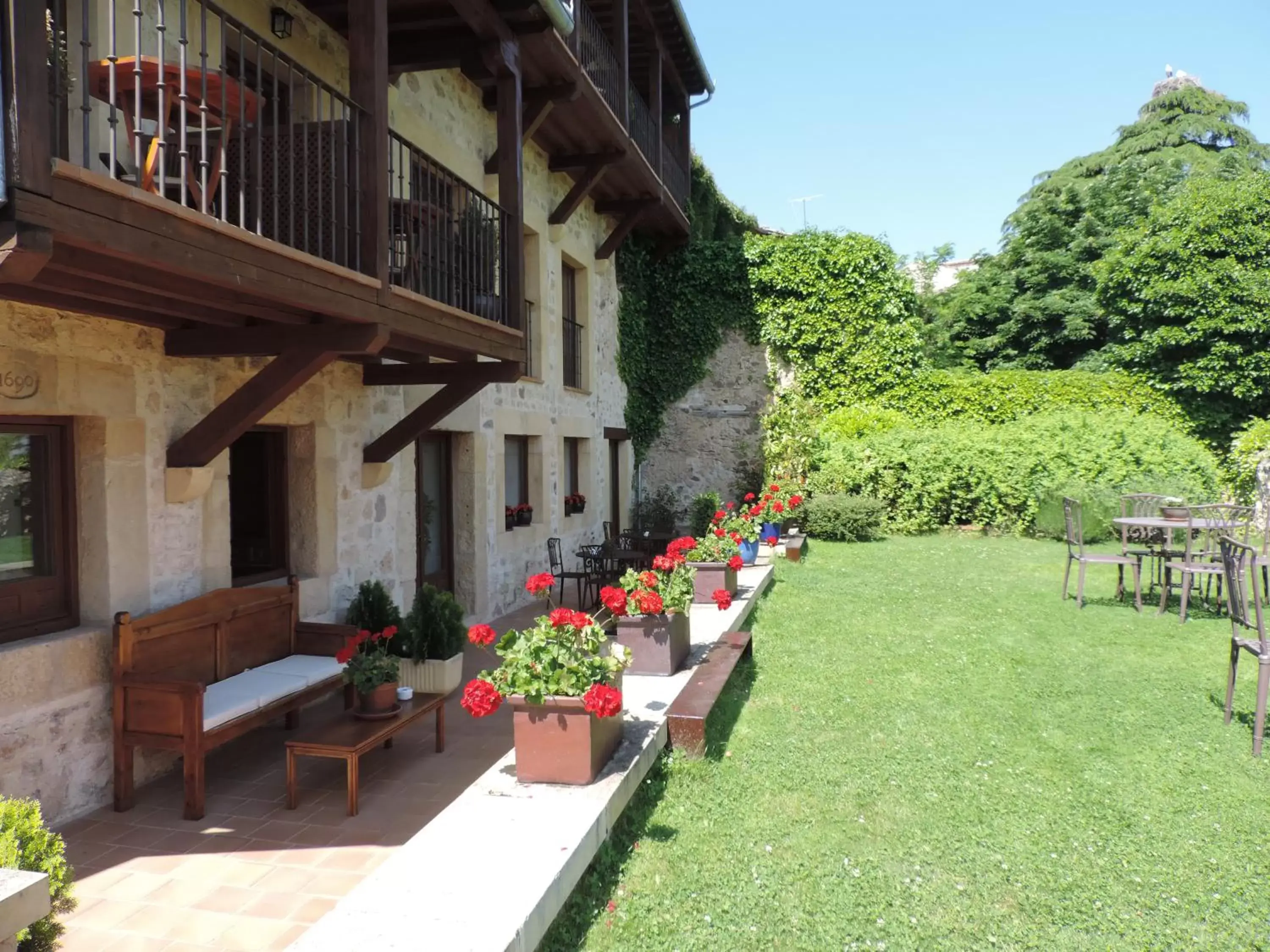 Patio in Hospederia de Santo Domingo