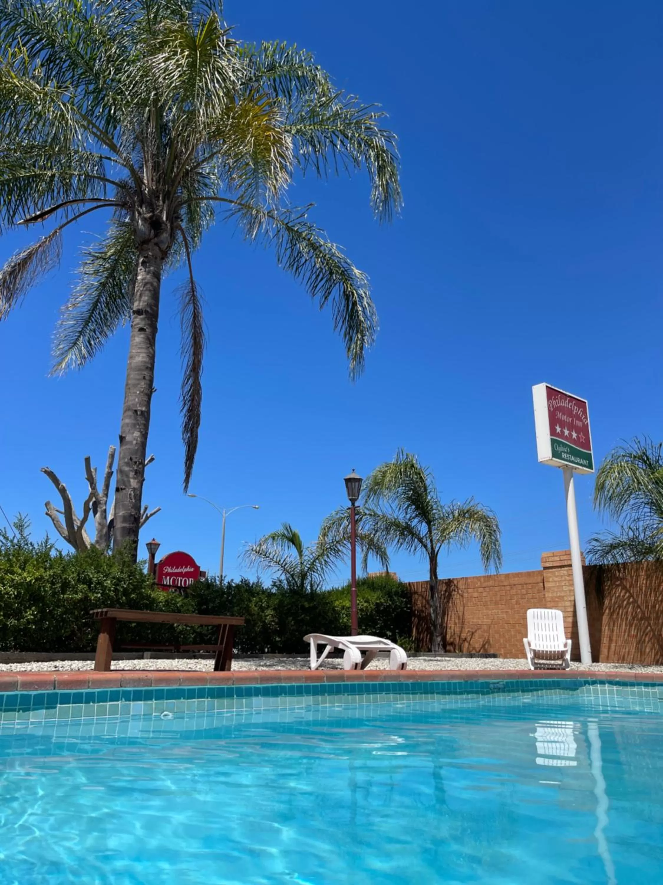 Swimming pool in Philadelphia Motor Inn
