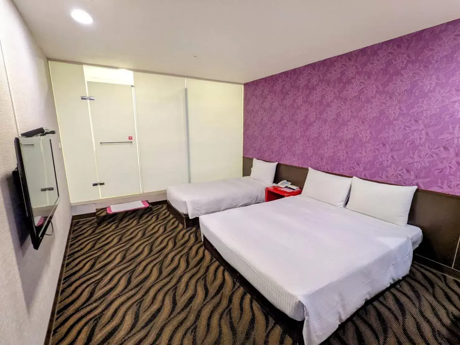 Bed in LIHO Hotel Tainan Bed in LIHO Hotel Tainan