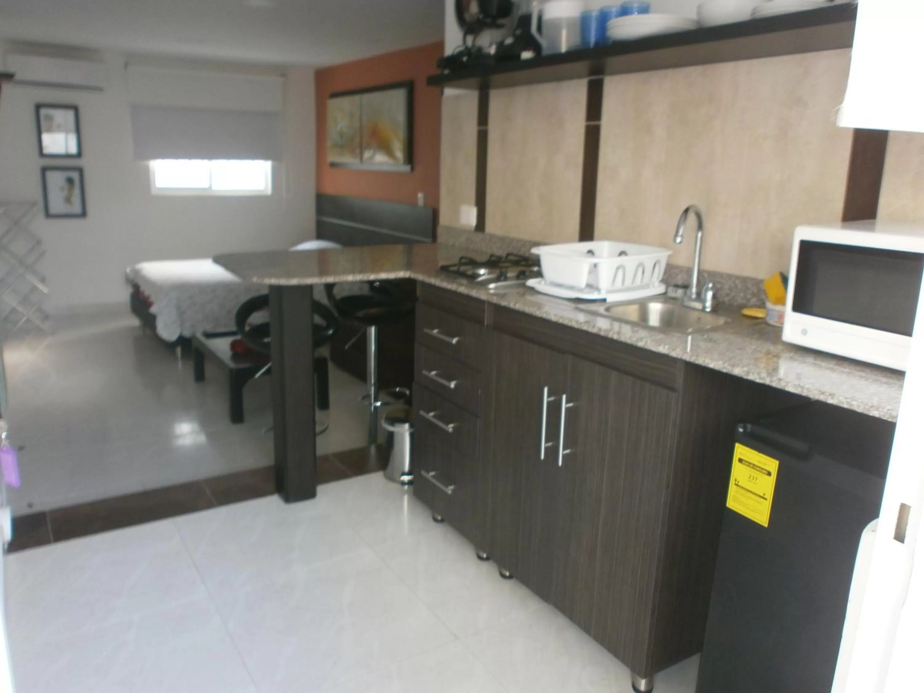 Kitchen or kitchenette in Villa San Miguel