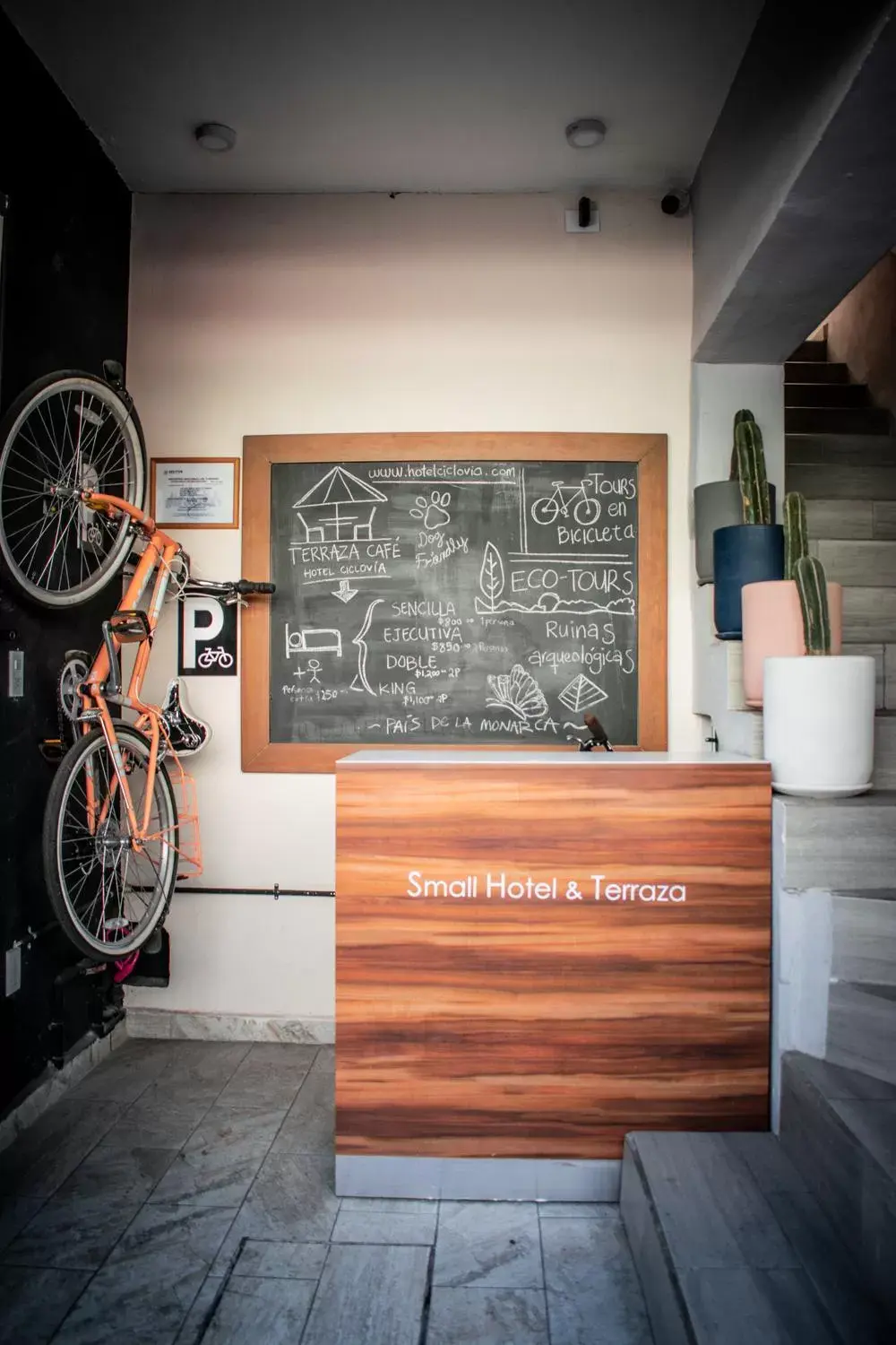 Facade/entrance in Hotel Ciclovía & Terraza