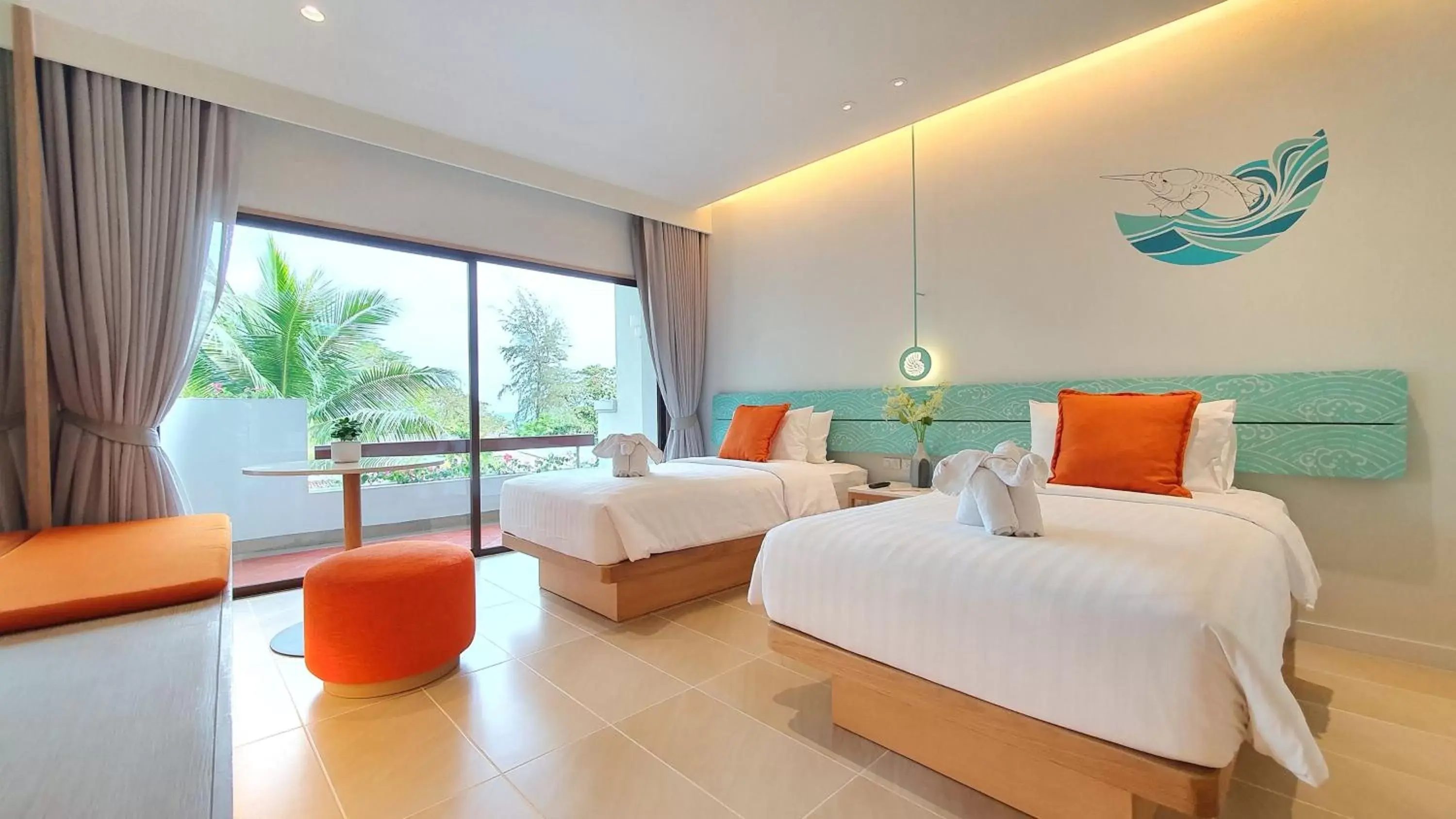 Bed in Novotel Rayong Rim Pae Resort