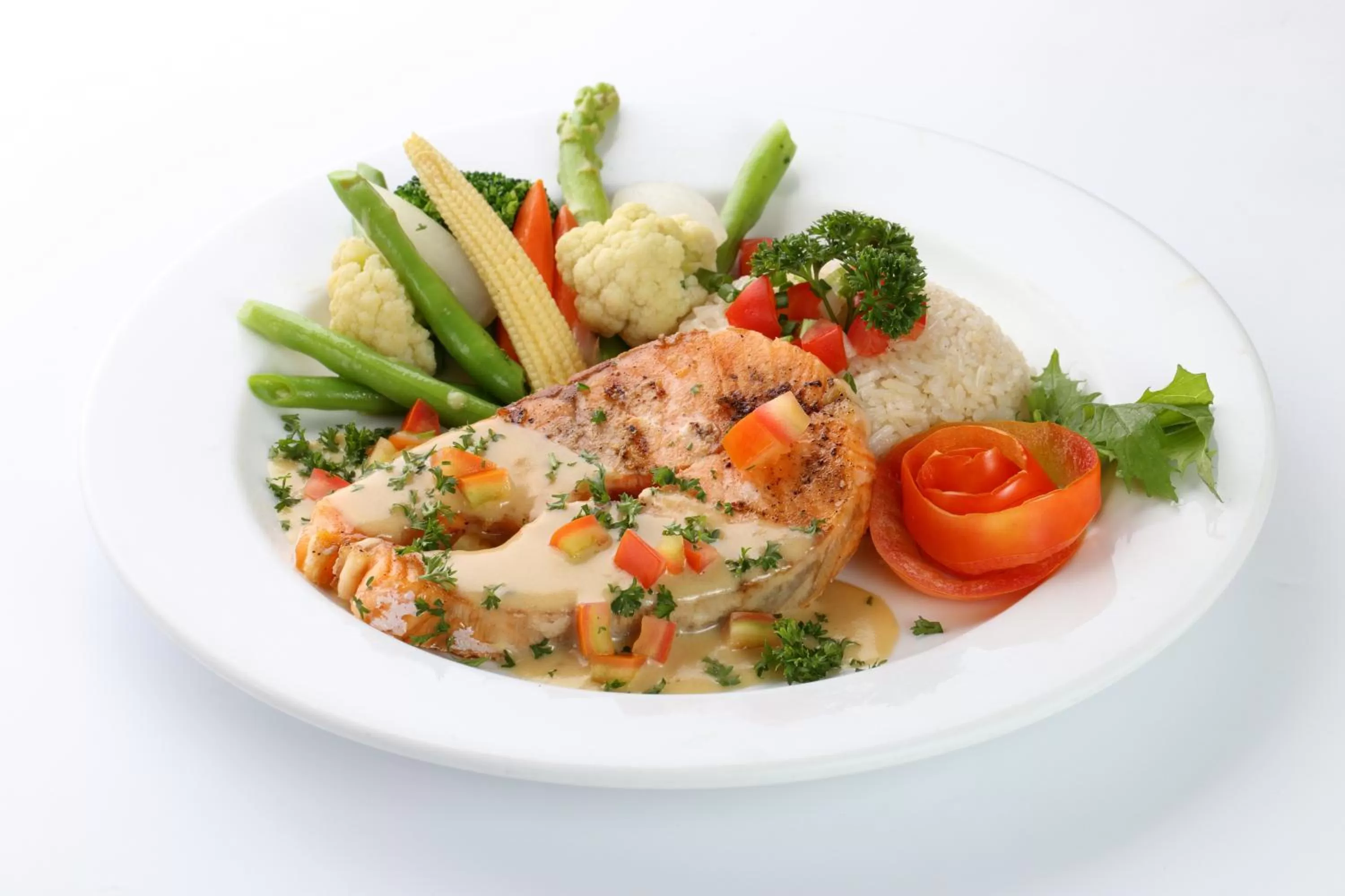 Food close-up in PJ Watergate Hotel