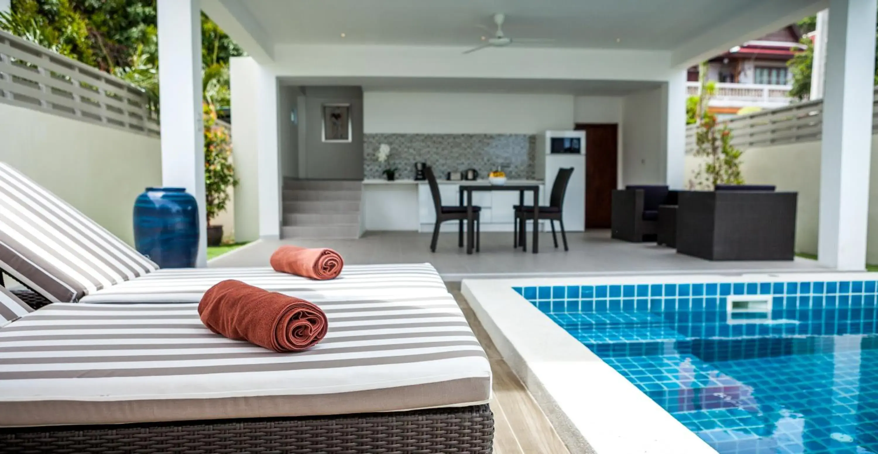 Swimming pool in Samui Blue Orchid - Adult Only