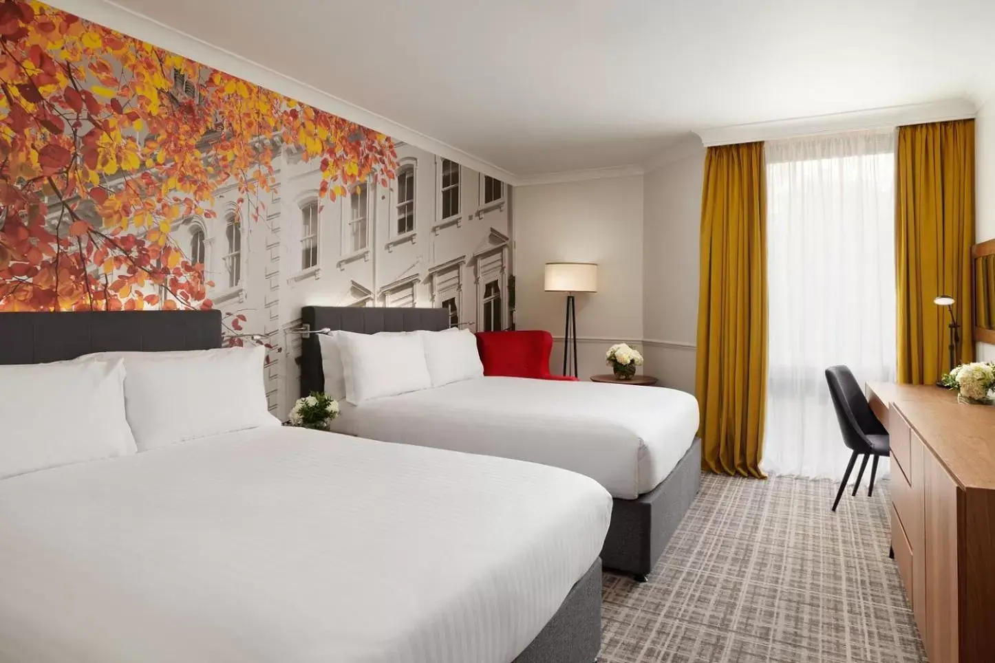 Bed in Millennium Gloucester Hotel London