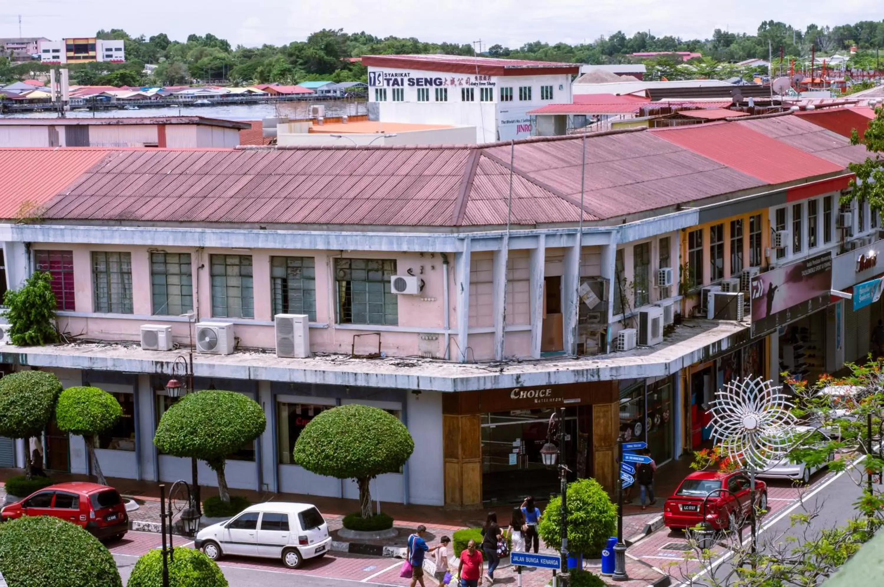 Patio, Property Building in Labuan Avenue Hotel