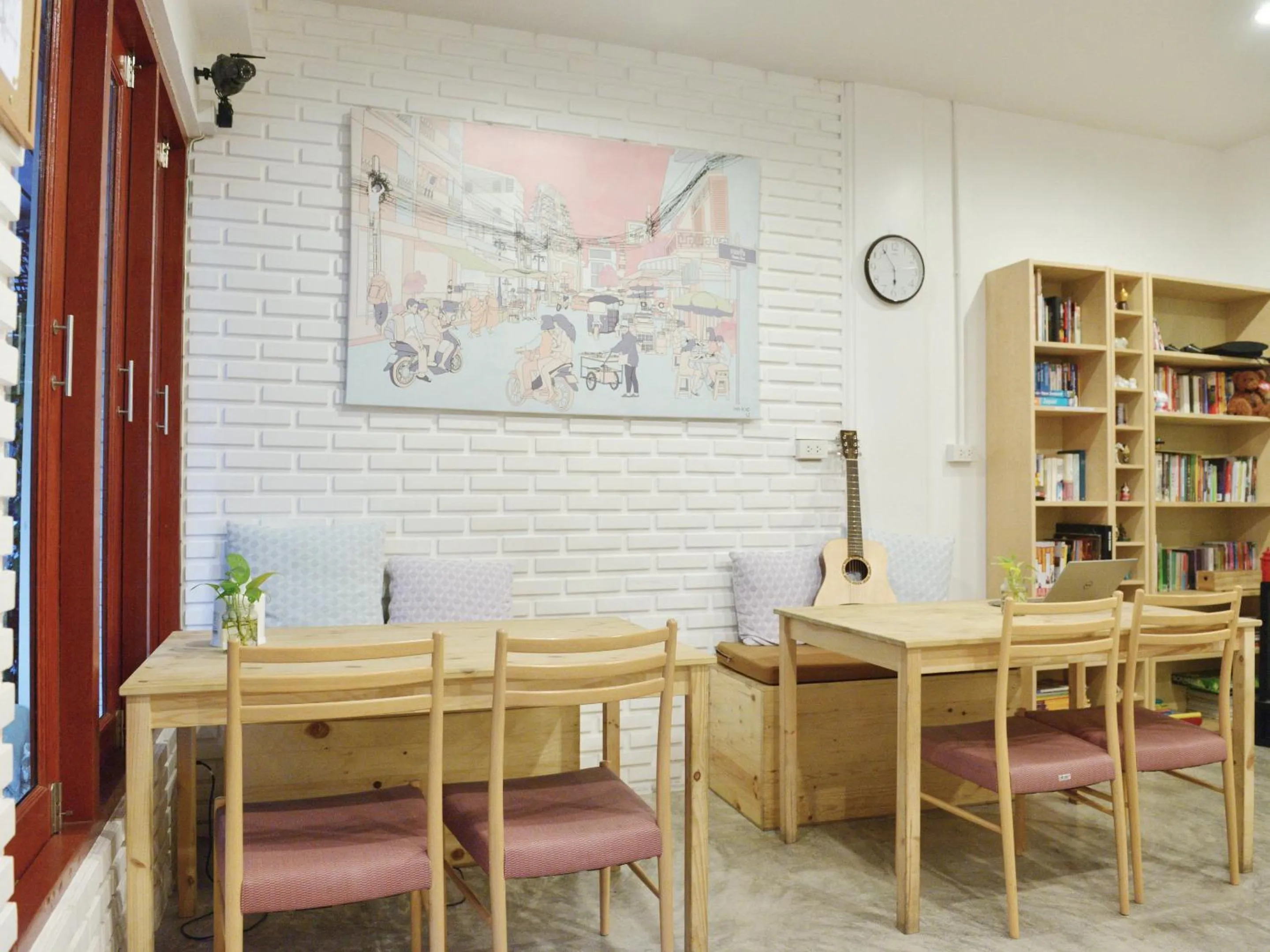 Lobby or reception in PanPan Hostel