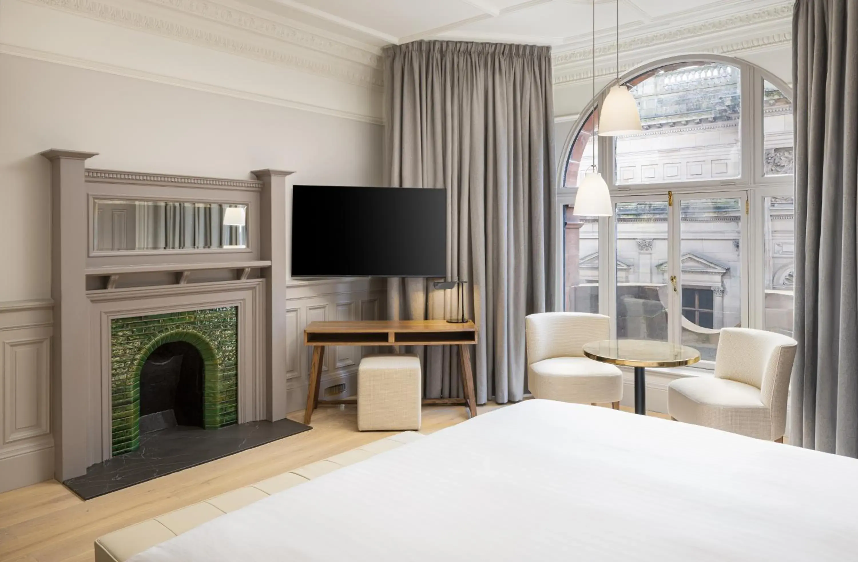 Bedroom, TV/Entertainment Center in AC Hotel by Marriott Glasgow