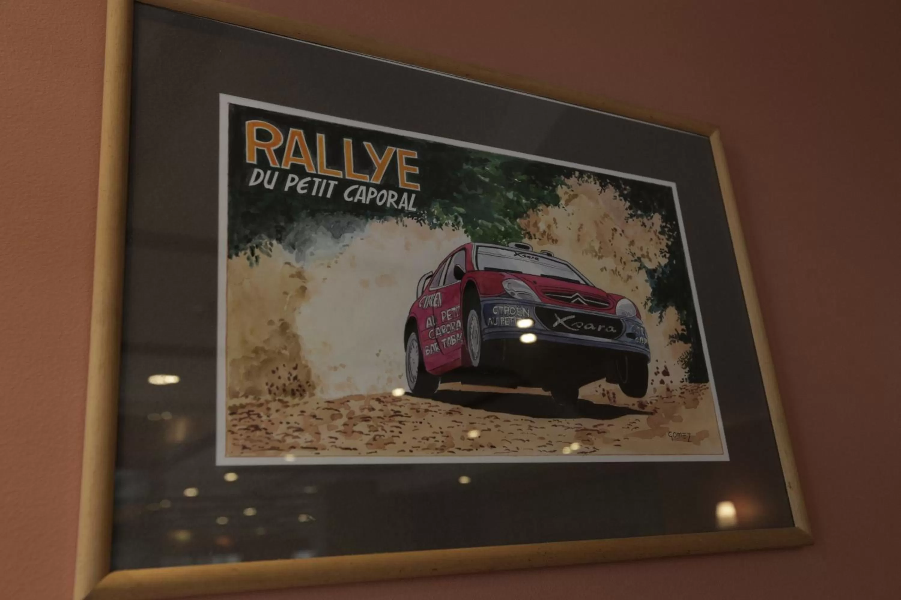 Decorative detail in Hôtel Au Petit Caporal