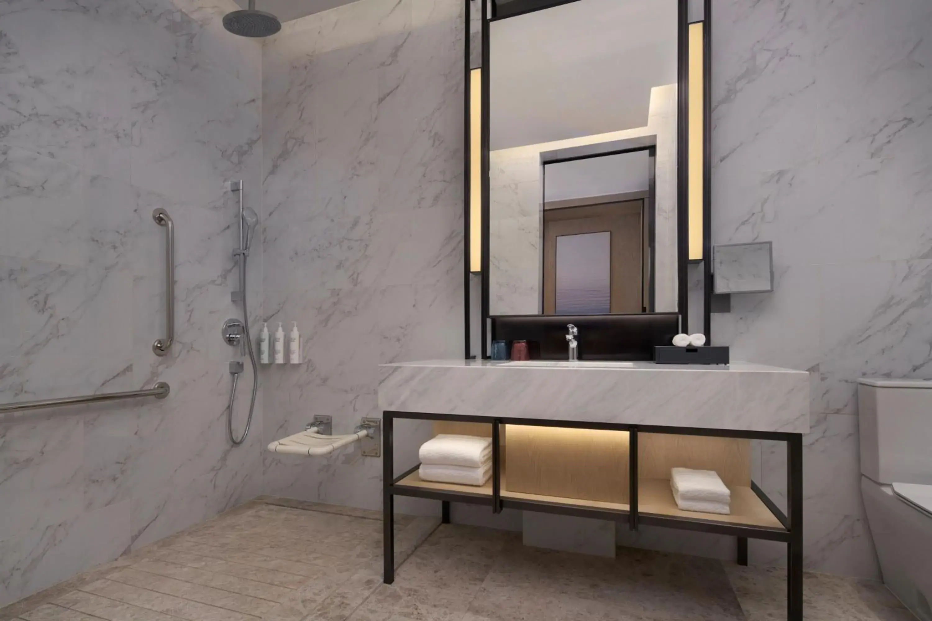 Bathroom in Courtyard by Marriott Foshan