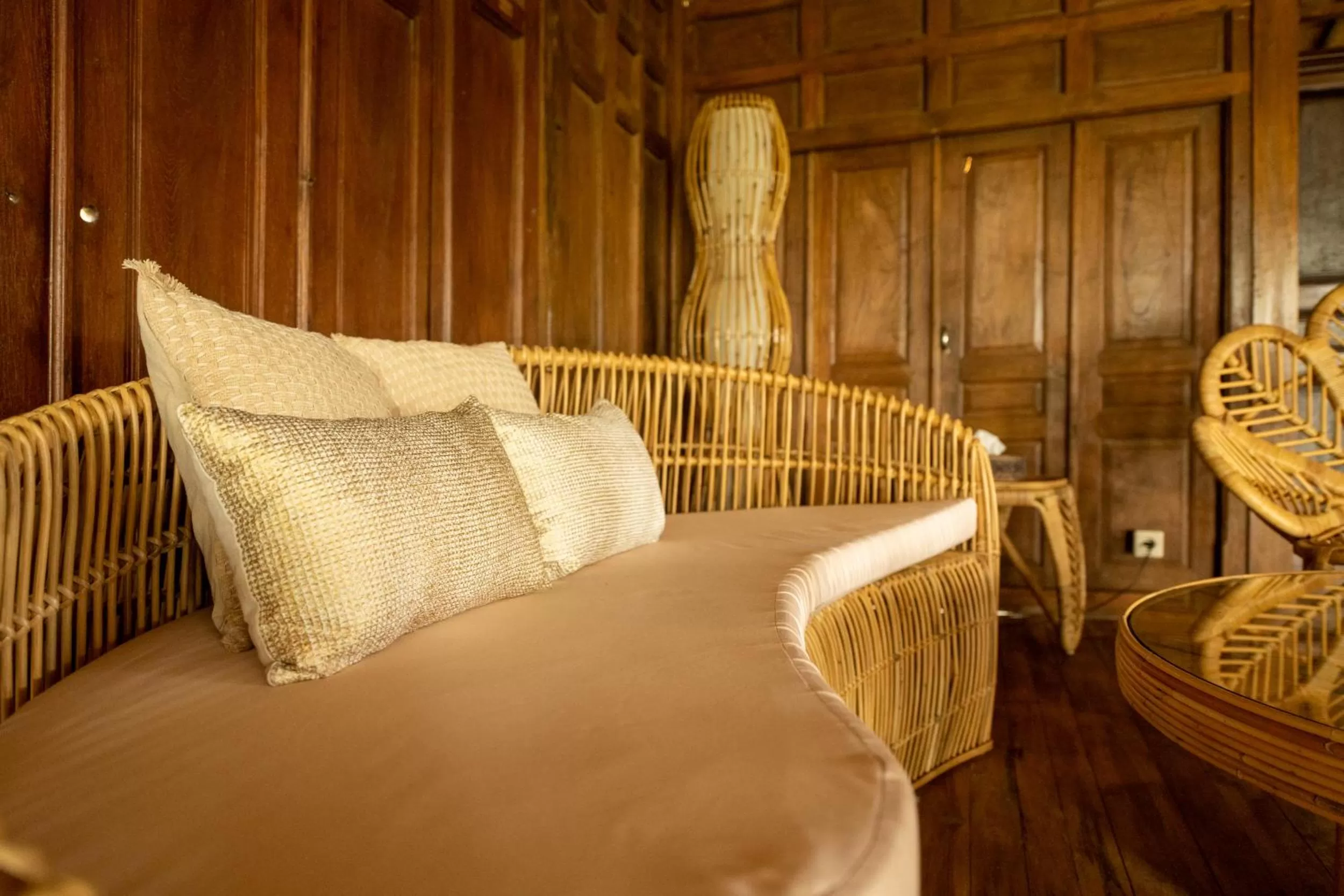 Seating area in Tanah Damai Hotel