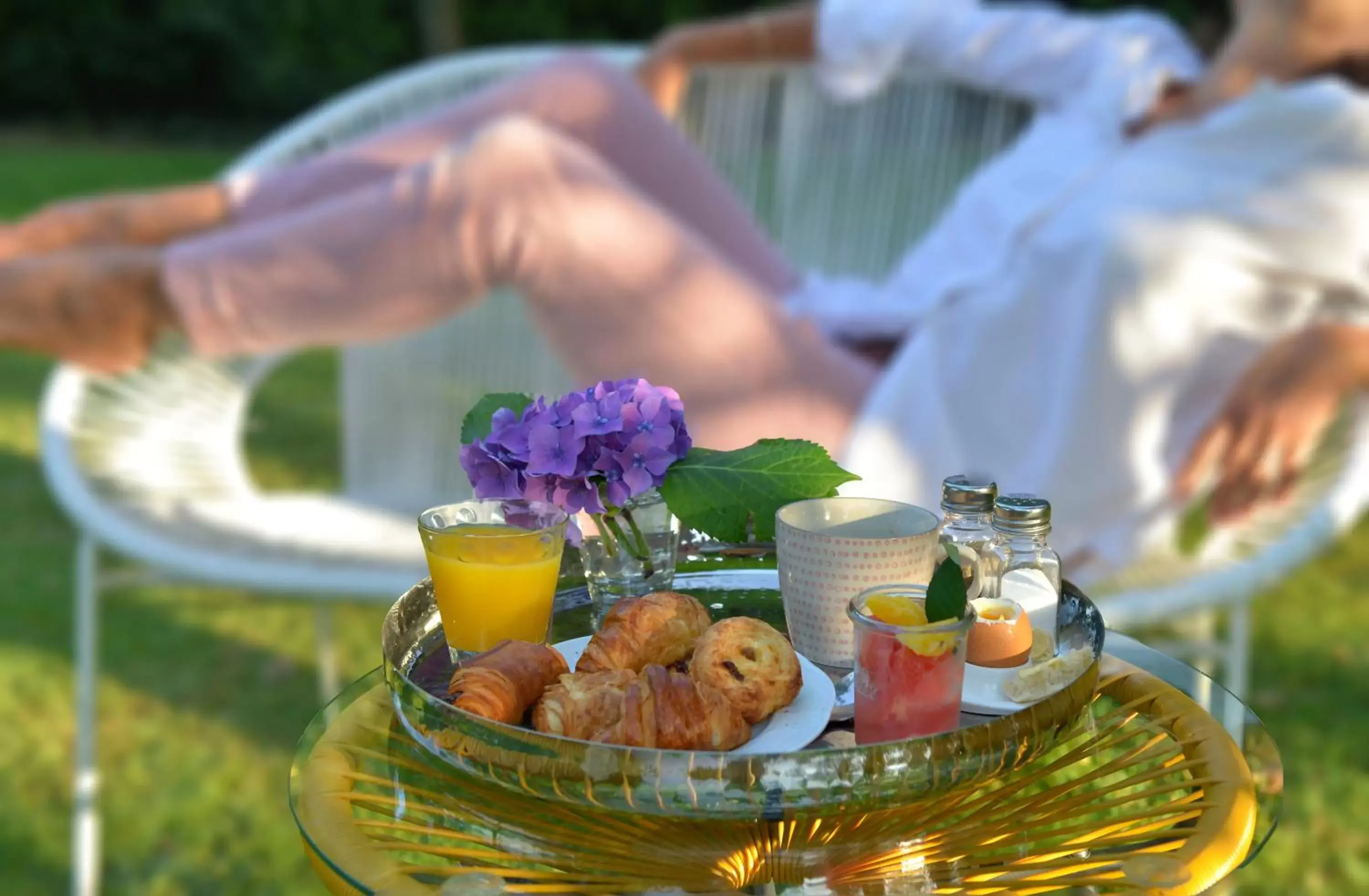 Breakfast in Château Saint Gilles