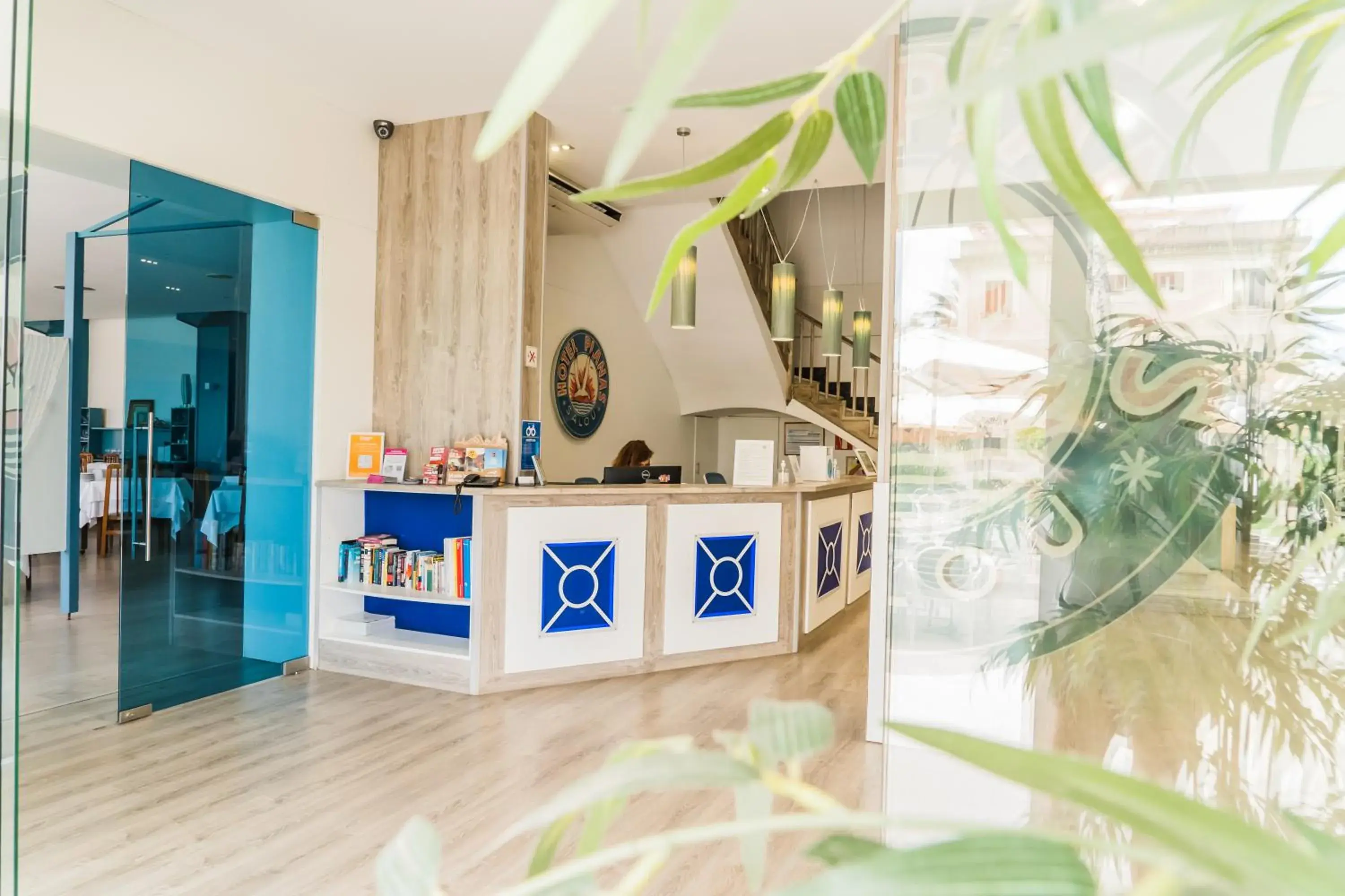 Lobby or reception in Hotel Planas Lobby or reception in Hotel Planas