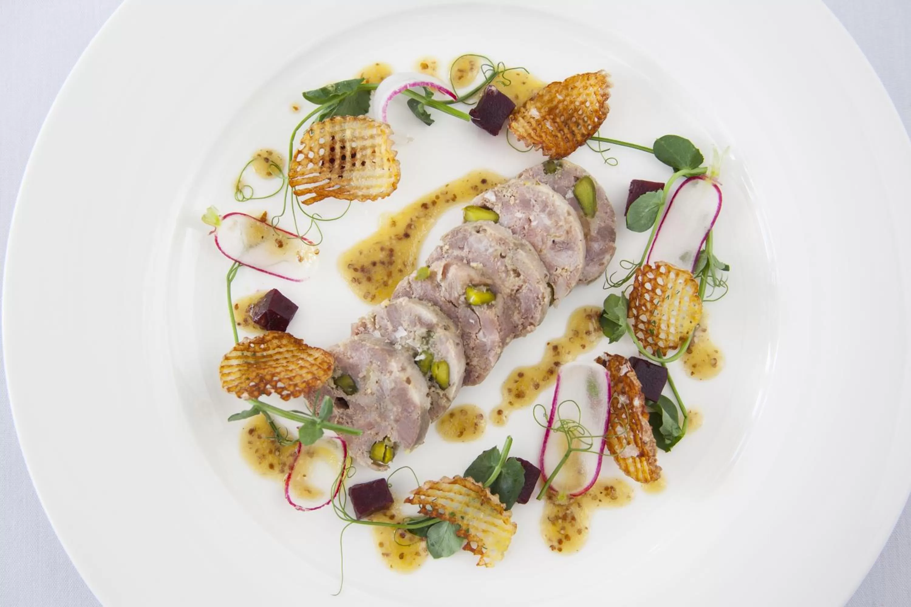 Food close-up in Bromley Court Hotel London