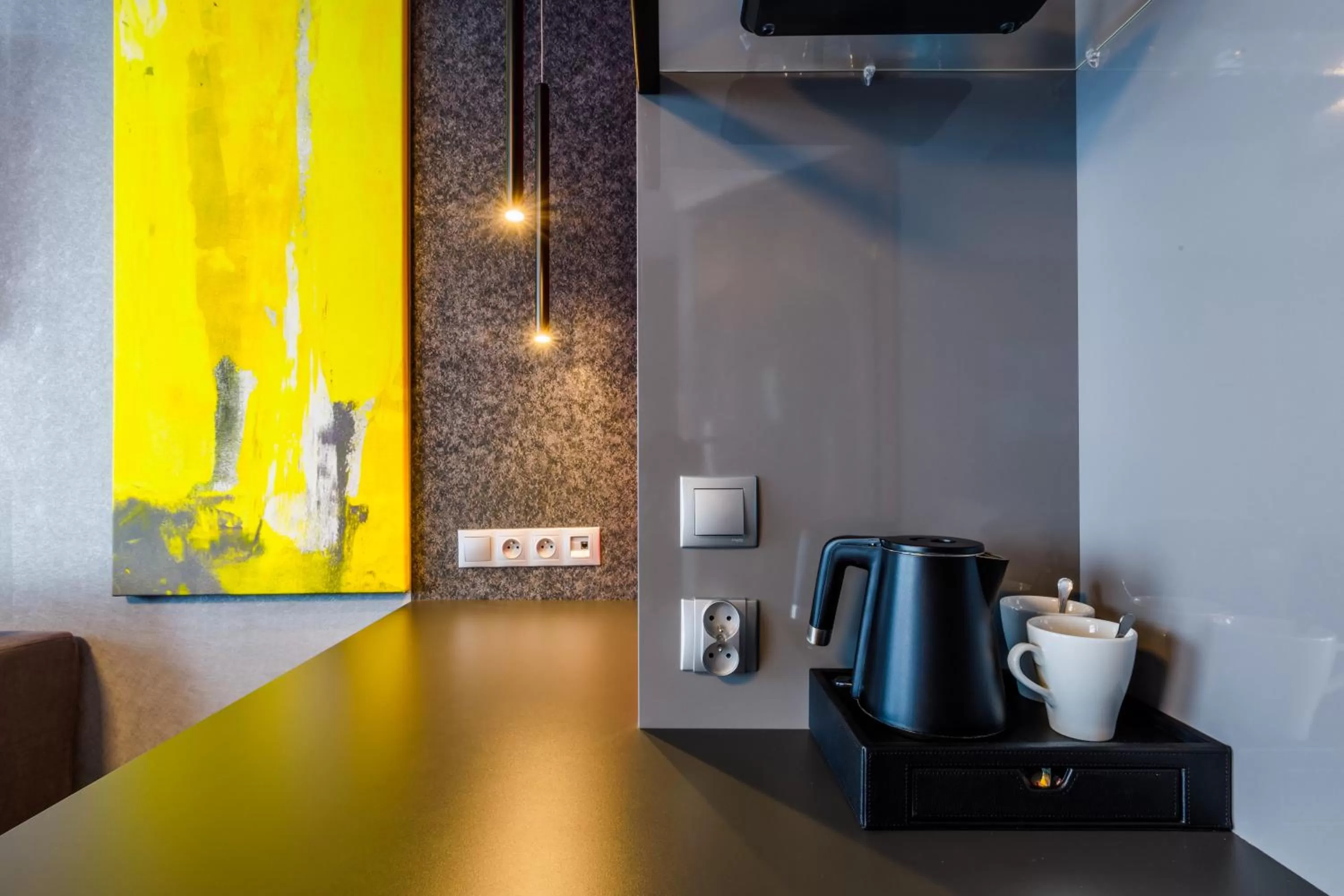 Coffee/tea facilities in Hotel Wyspiański