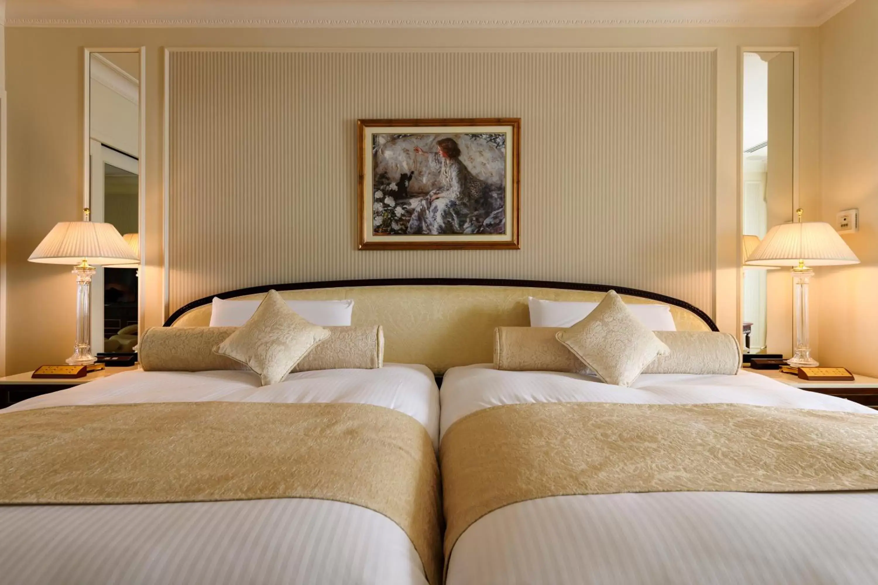 Bed in Dai-ichi Hotel Tokyo