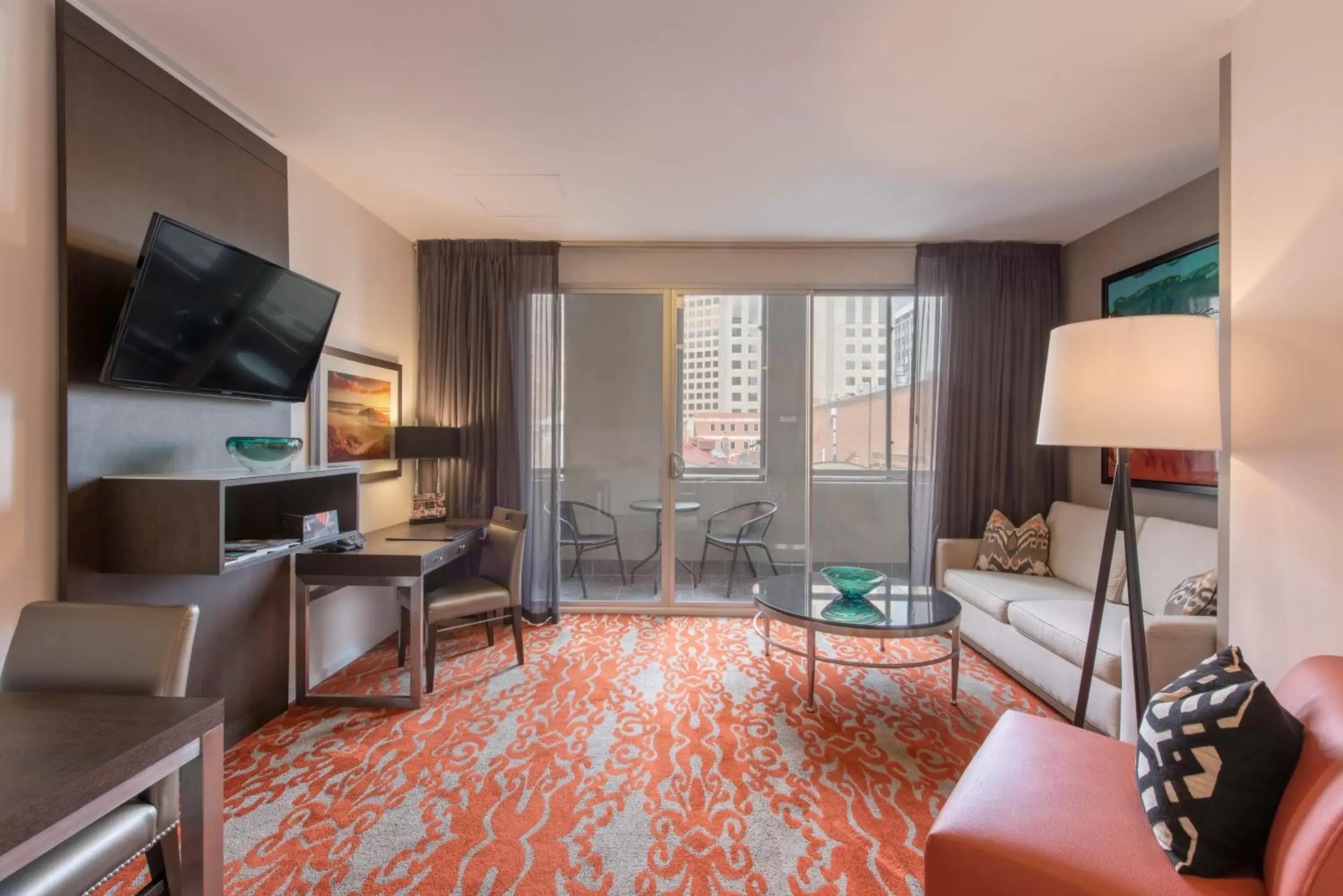 Living room, Seating Area in Miller Apartments