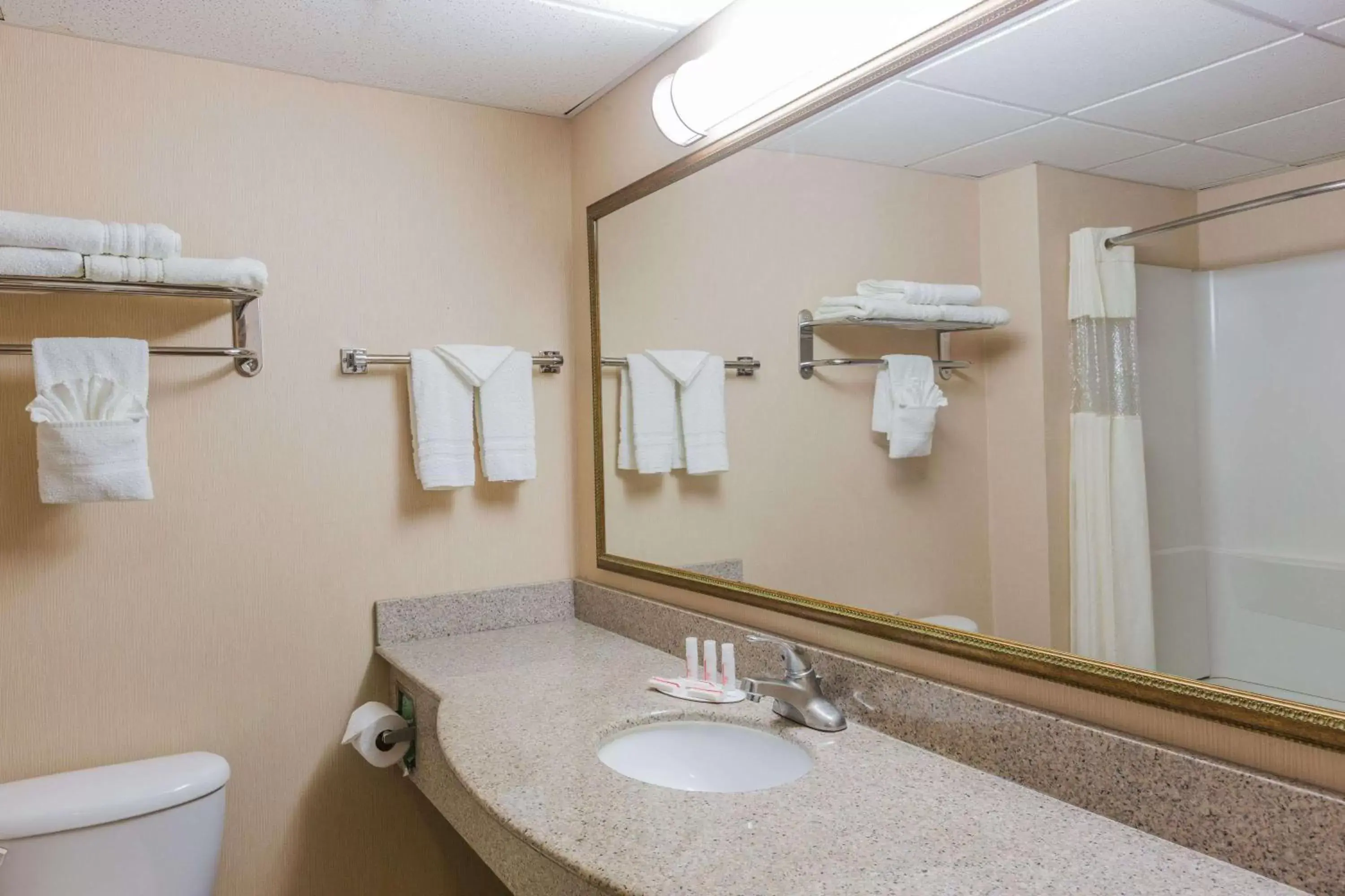 Bathroom in Days Inn by Wyndham Budd Lake