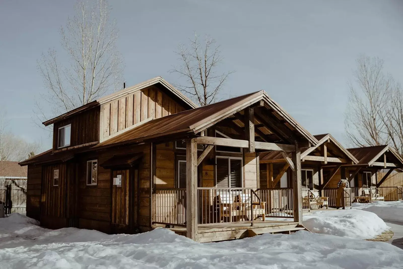 Property building, Winter in Teton Valley Resort