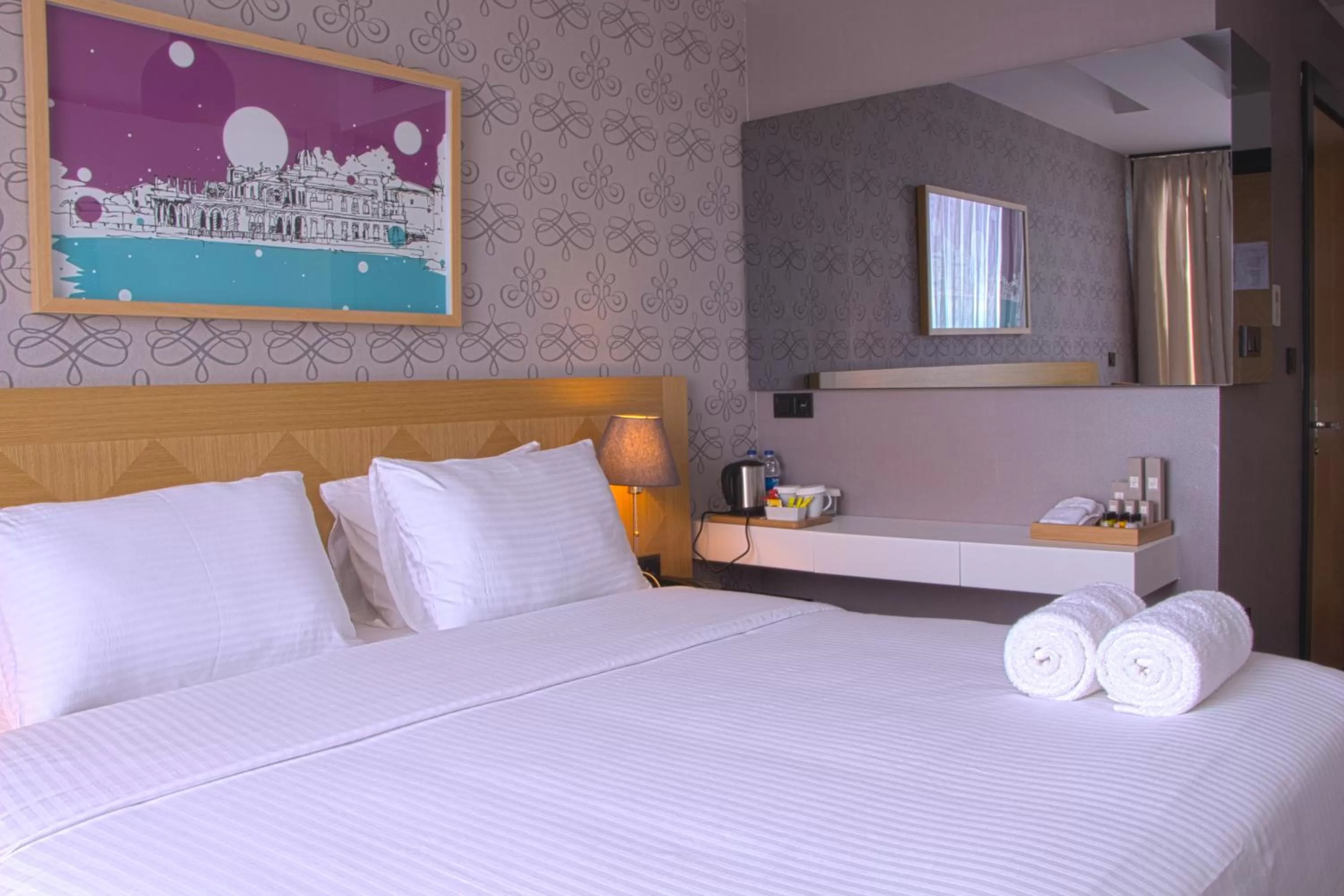 Photo of the whole room, Bed in Four-G Hotel